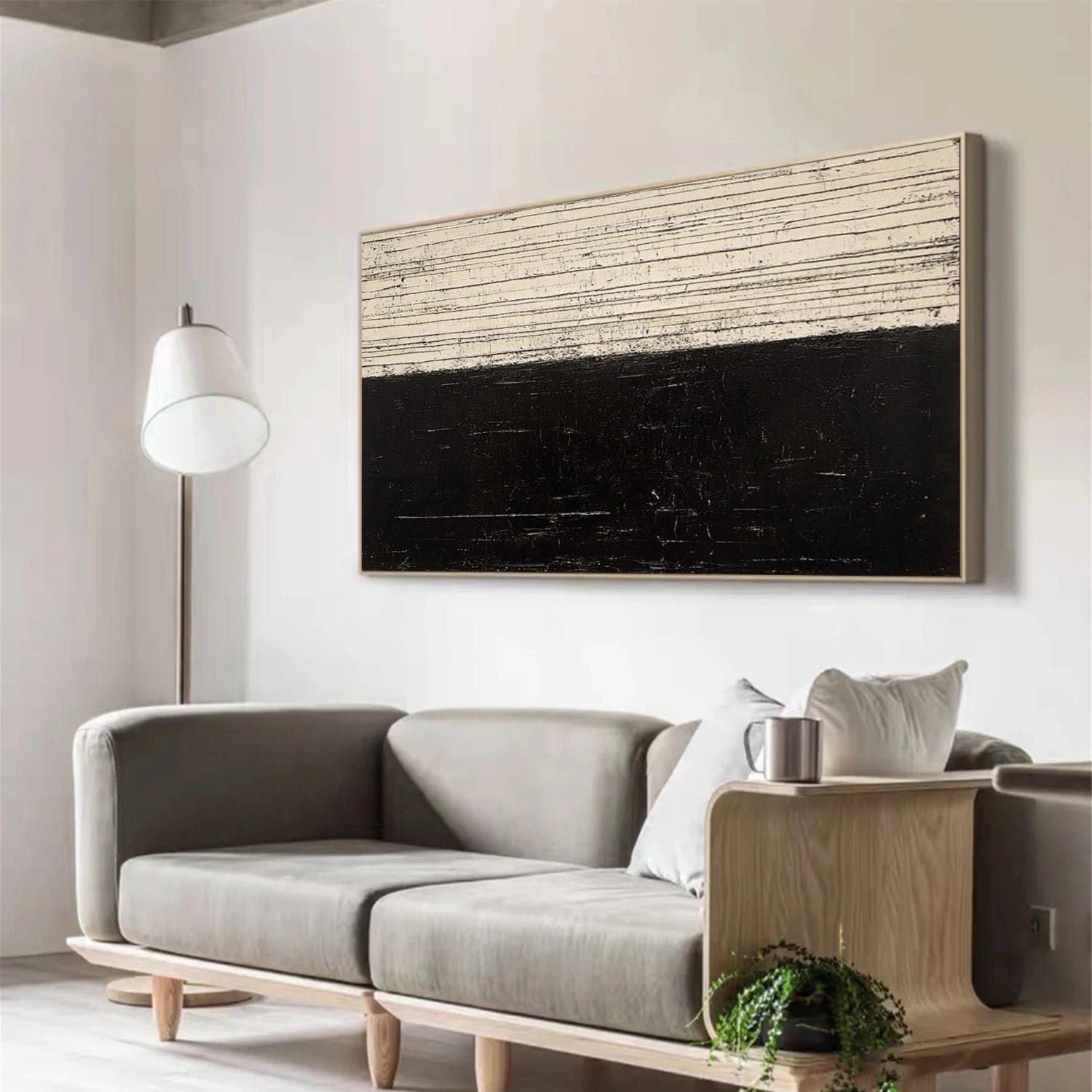Wabi Sabi Abstract Canvas Art #WA221