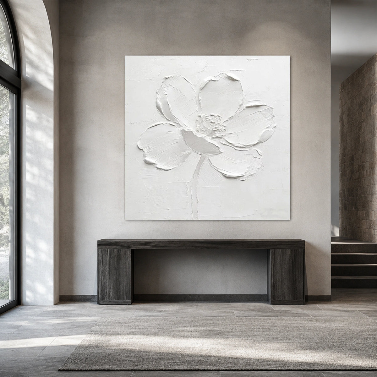 Tree And Flower Abstract Wall Art #TF232
