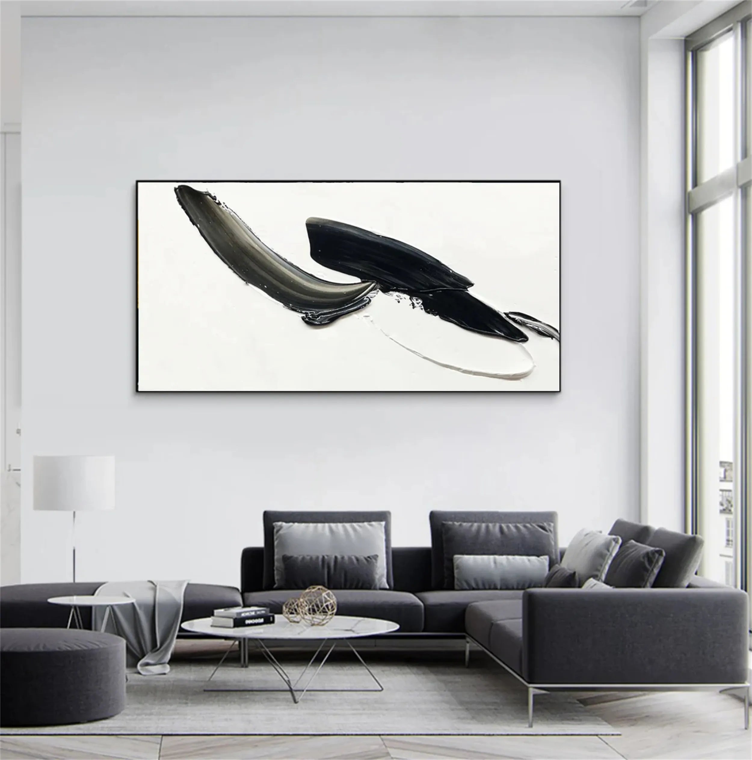 White Textured Minimalist Wall Art #WT104