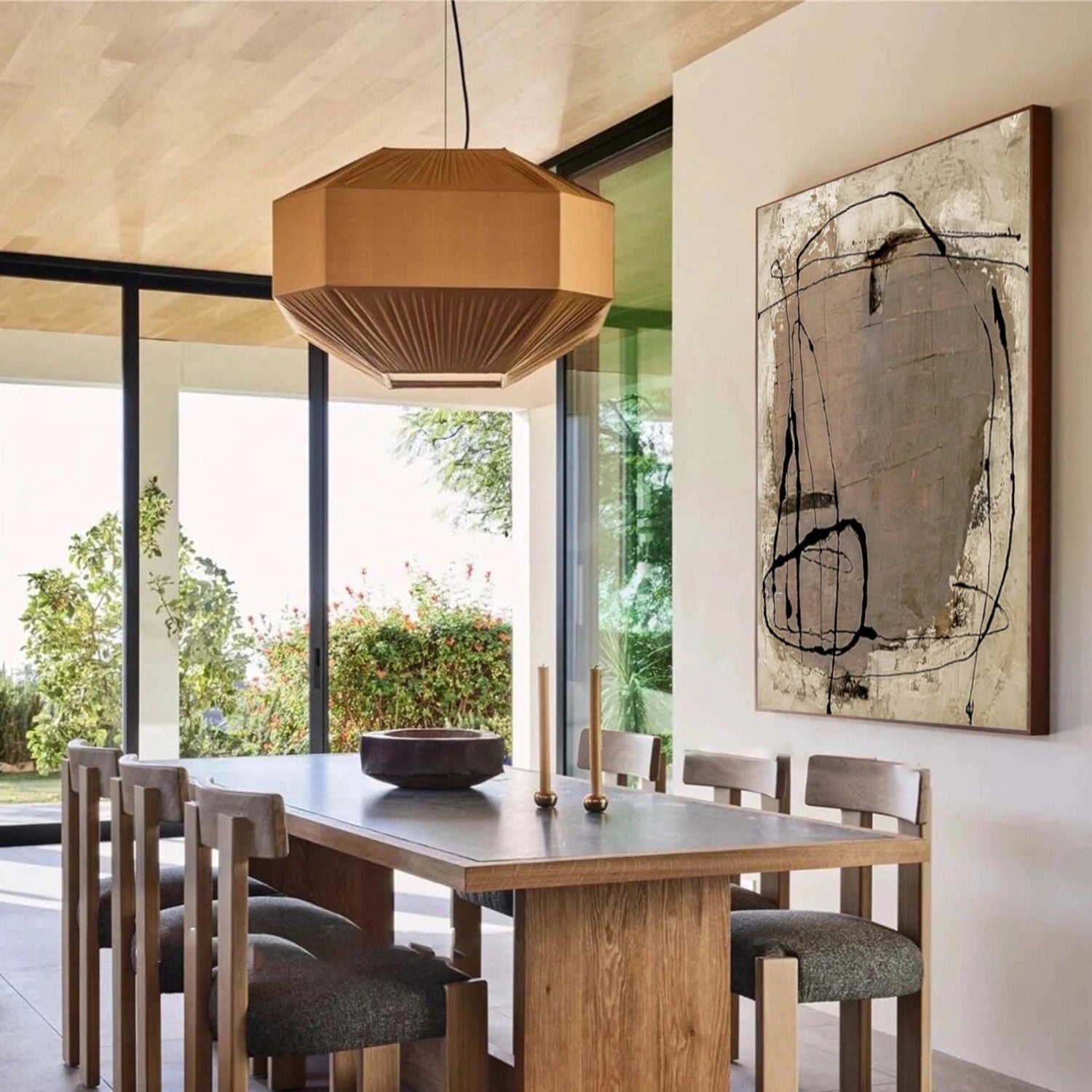 Wabi Sabi Abstract Canvas Art #WA201