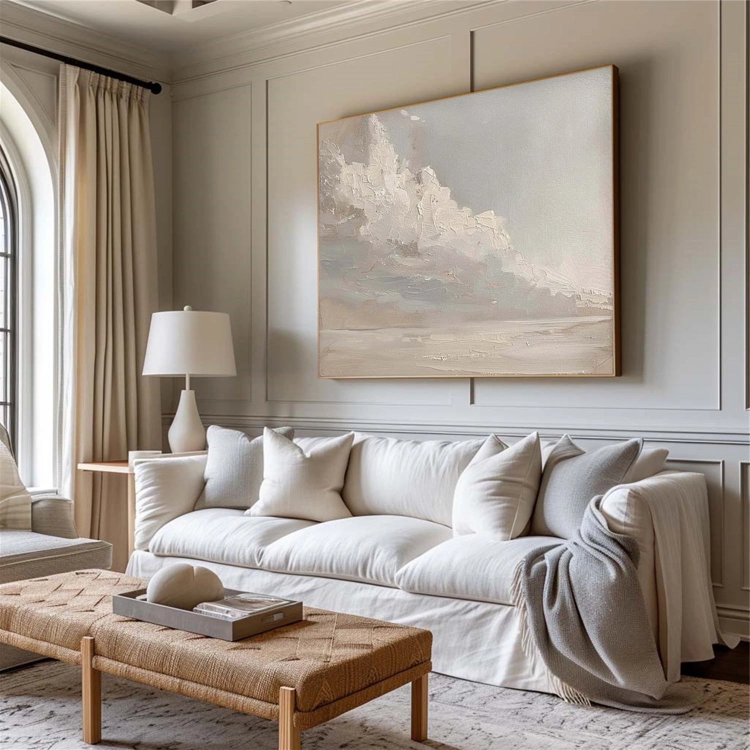 Sky And Ocean Abstract Wall Art #SO400