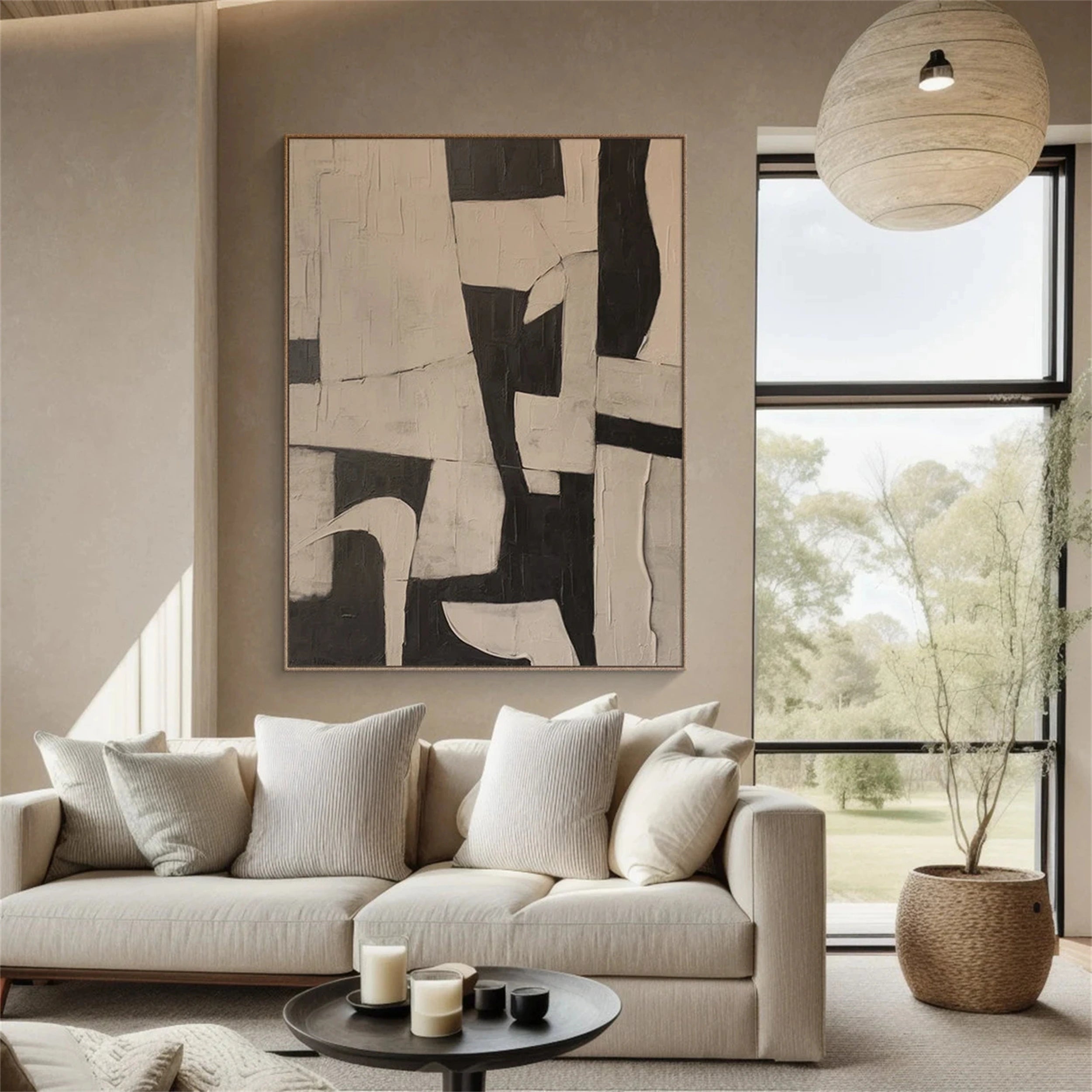 Wabi Sabi Abstract Wall Art #WA123