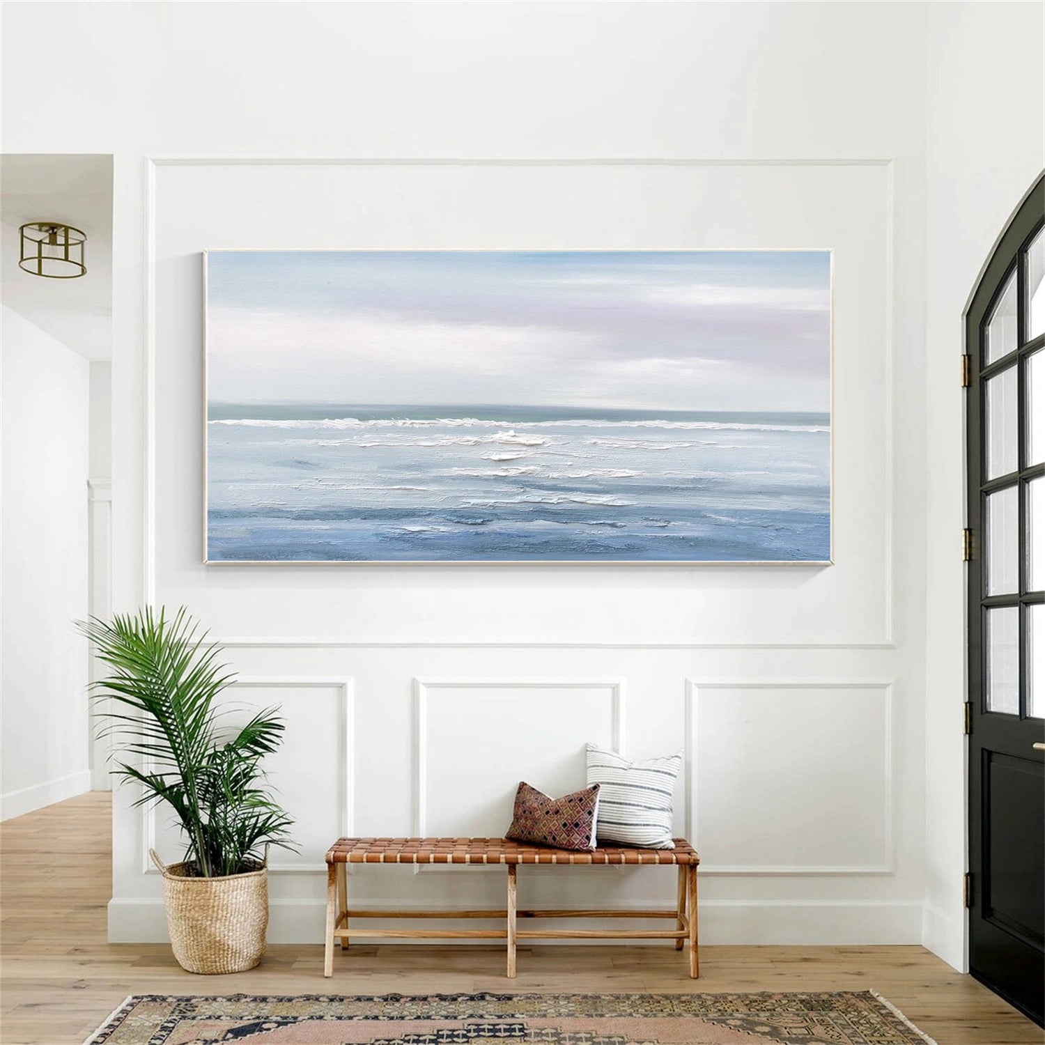 Sky And Ocean Abstract Wall Art #SO256