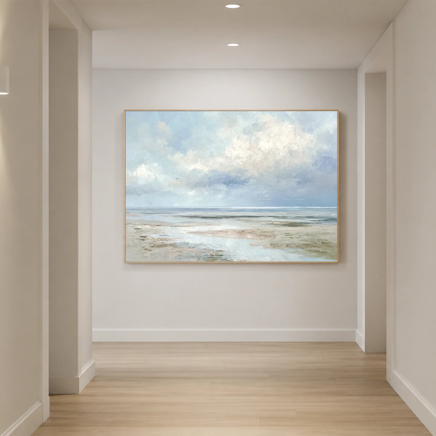 Sky And Ocean Abstract Wall Art #SO438