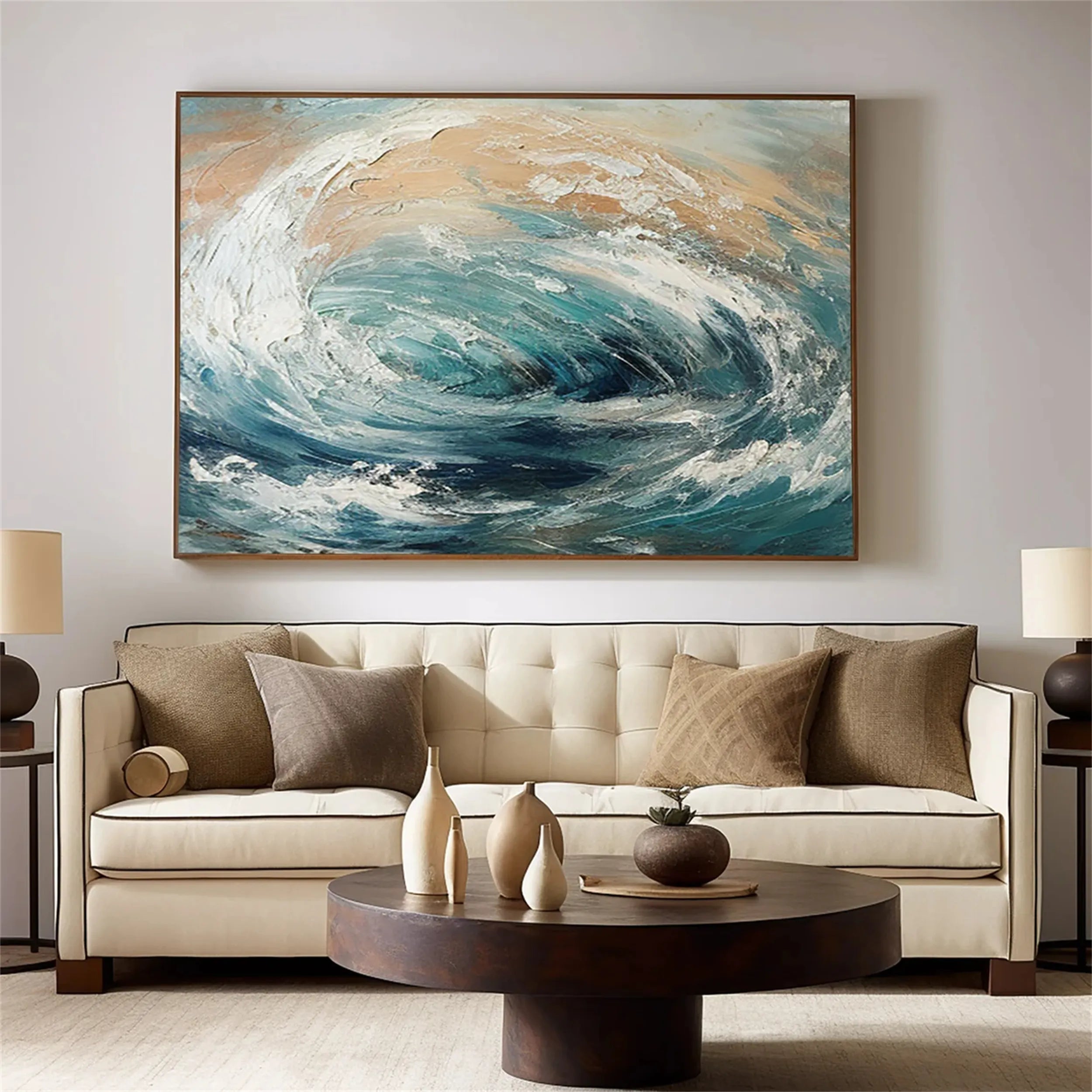 Sky And Ocean Painting #SO095