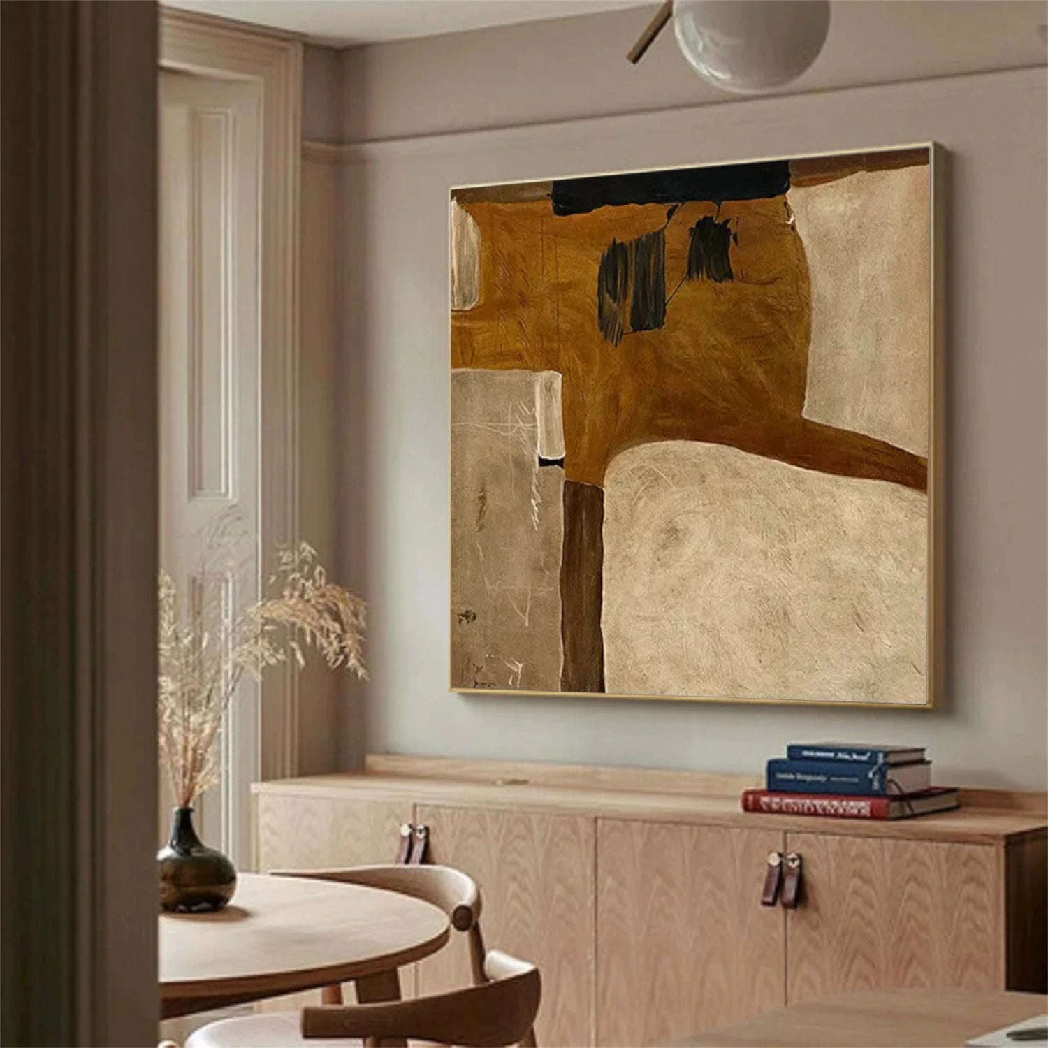 Wabi Sabi Abstract Canvas Art #WA203