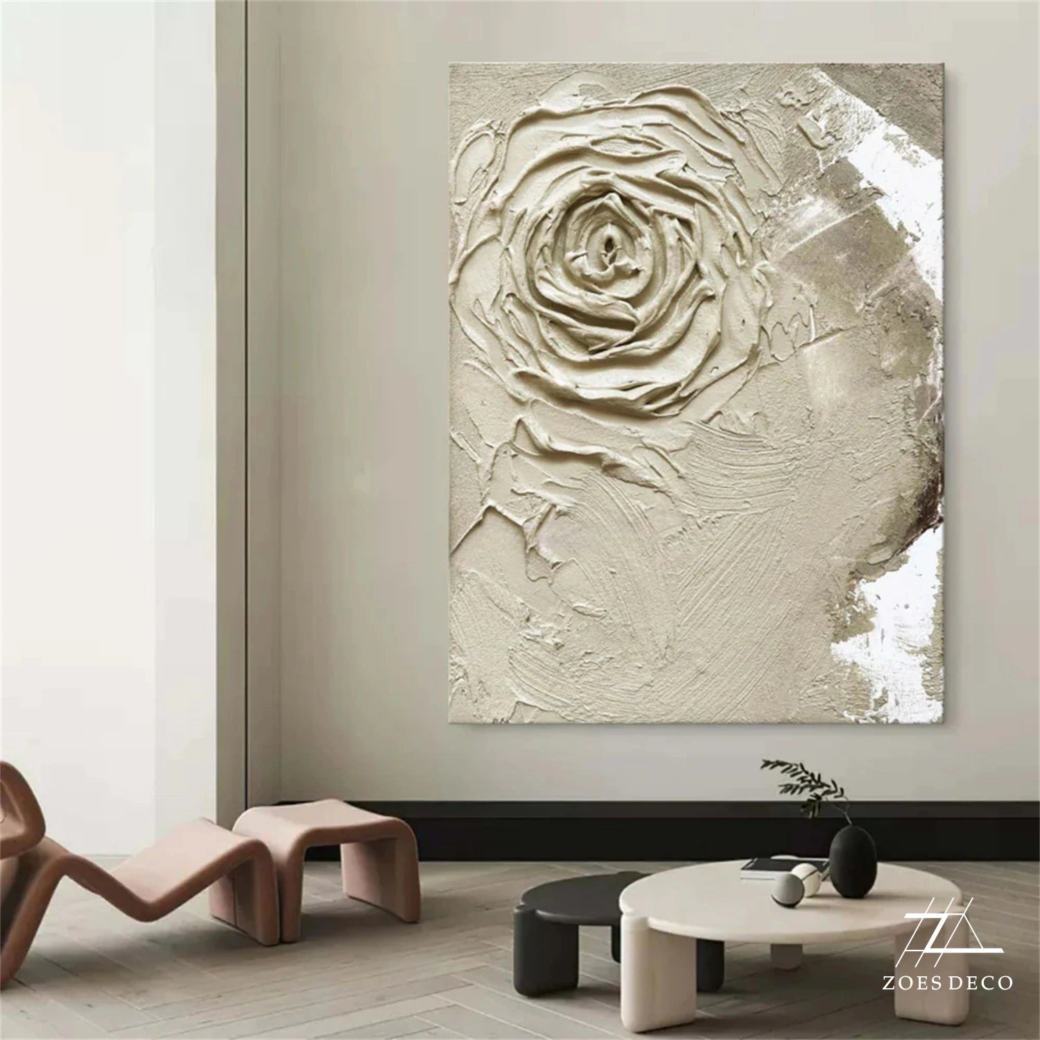 Tree And Flower Painting #TF075