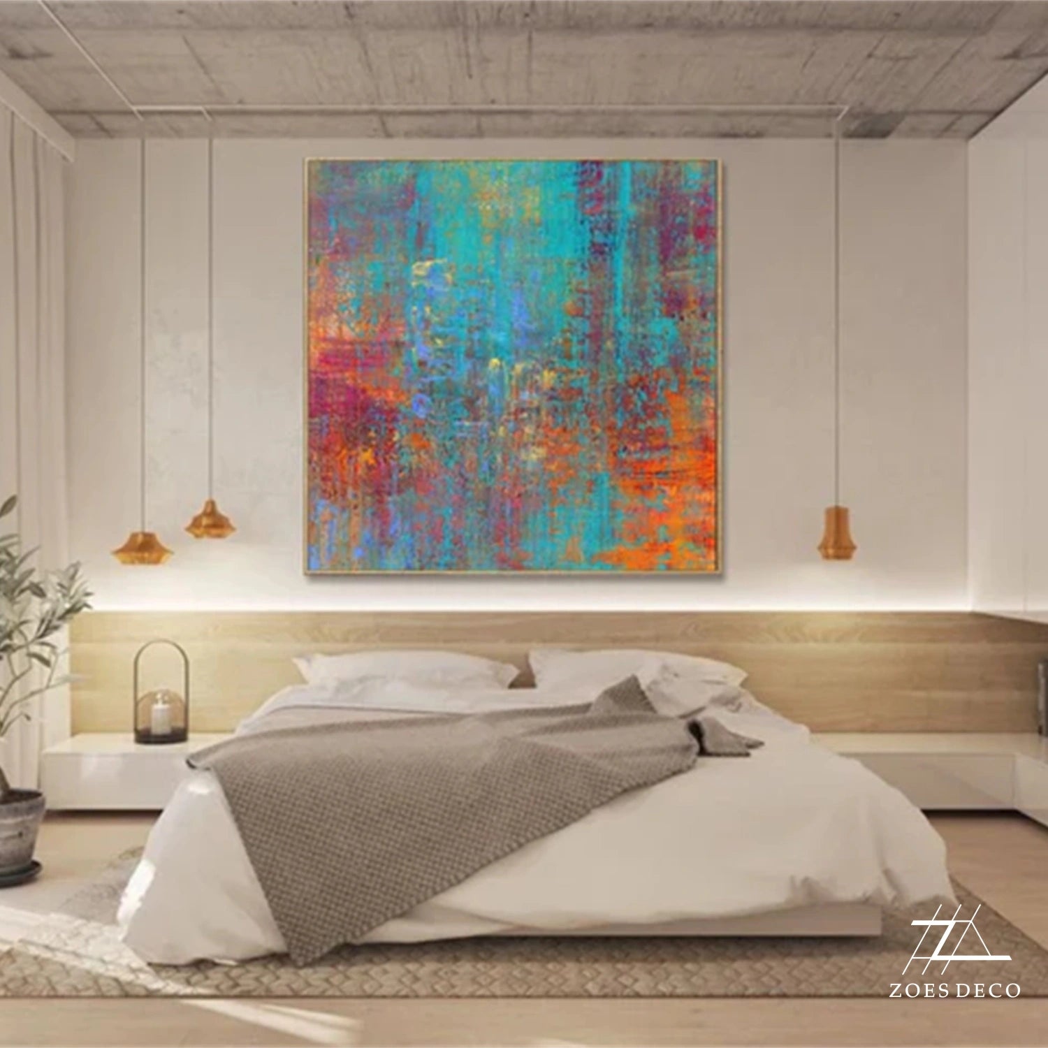 Abstract Texture Wall Art #AW042