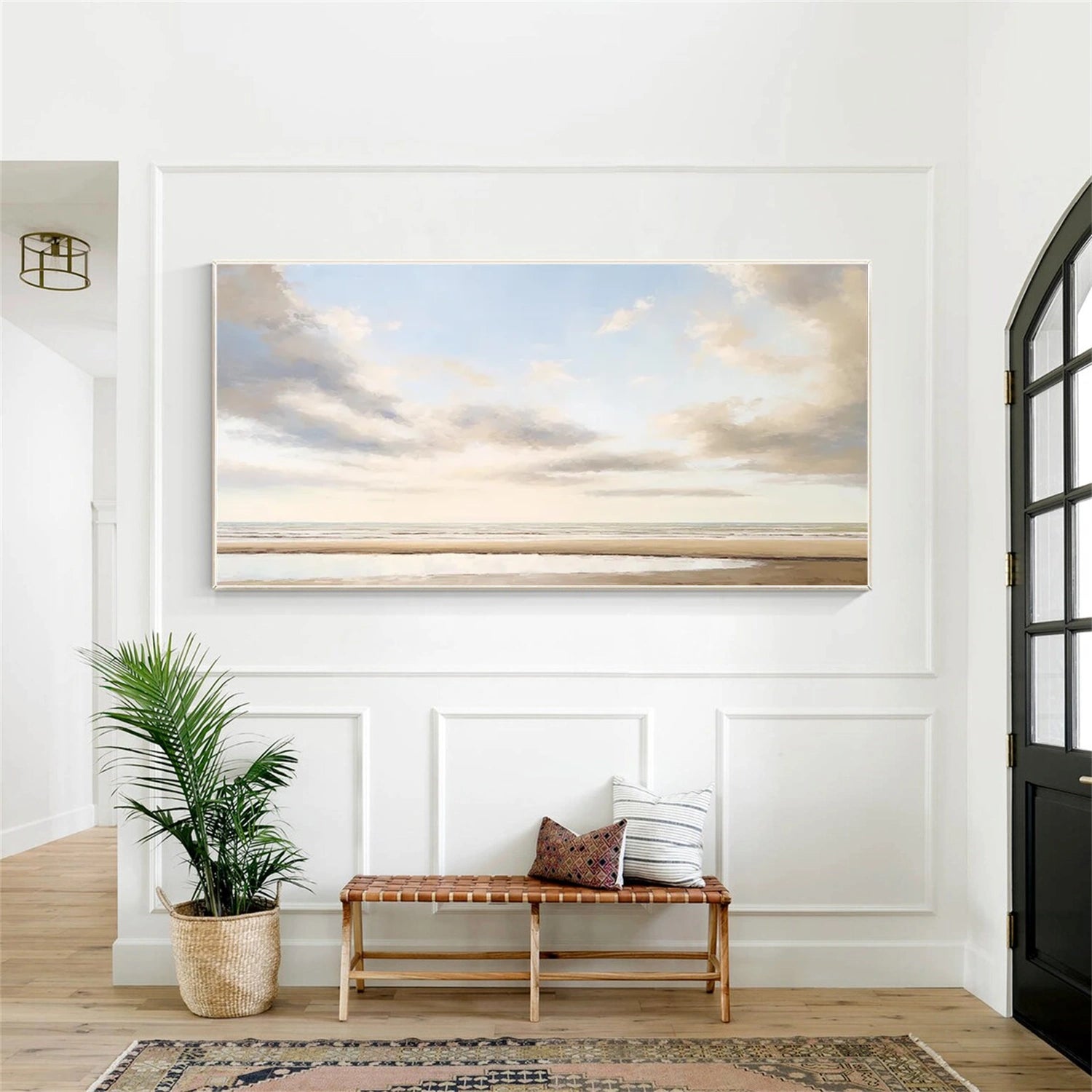 Sky And Ocean Abstract Wall Art #SO257