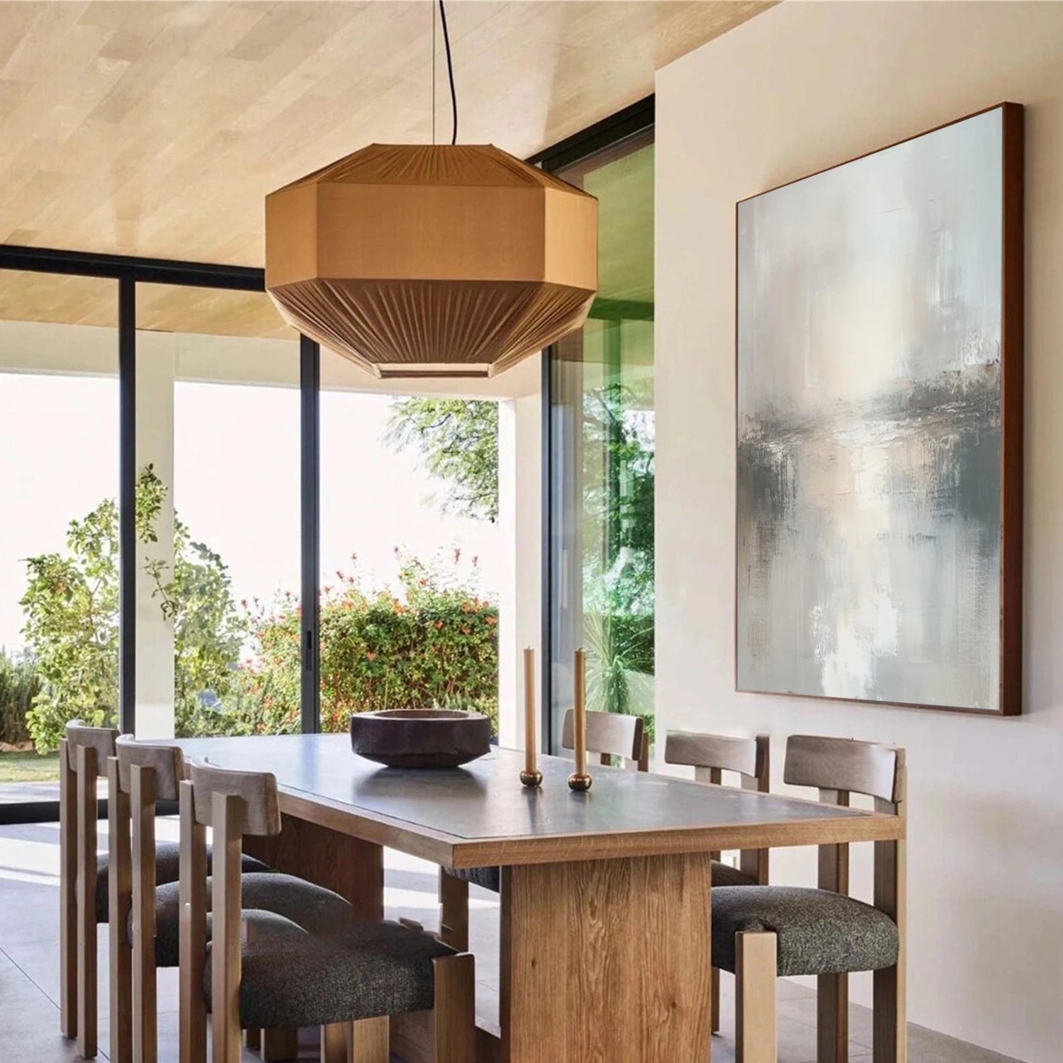 Wabi Sabi Abstract Canvas Art #WA216