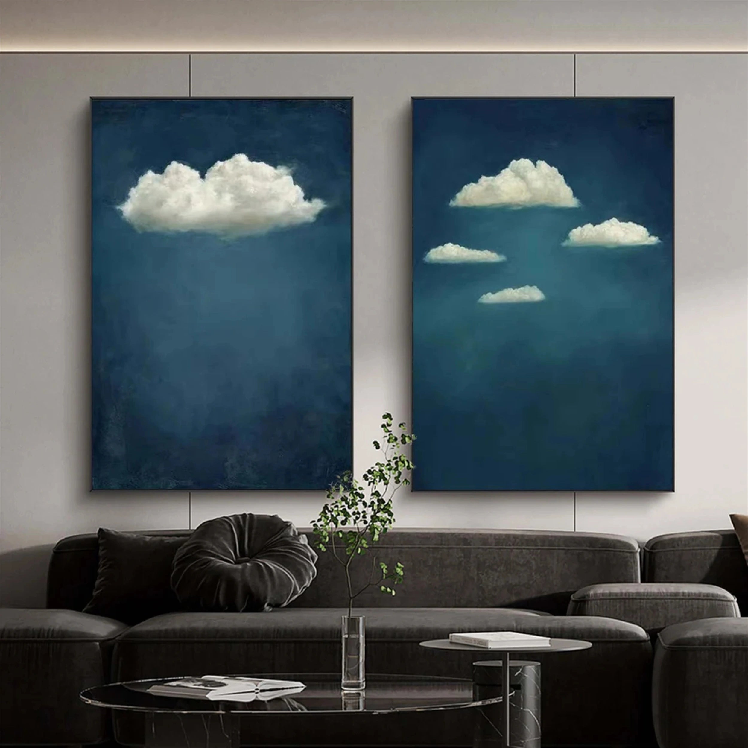 Sky And Ocean Painting Set of 2 #SO035