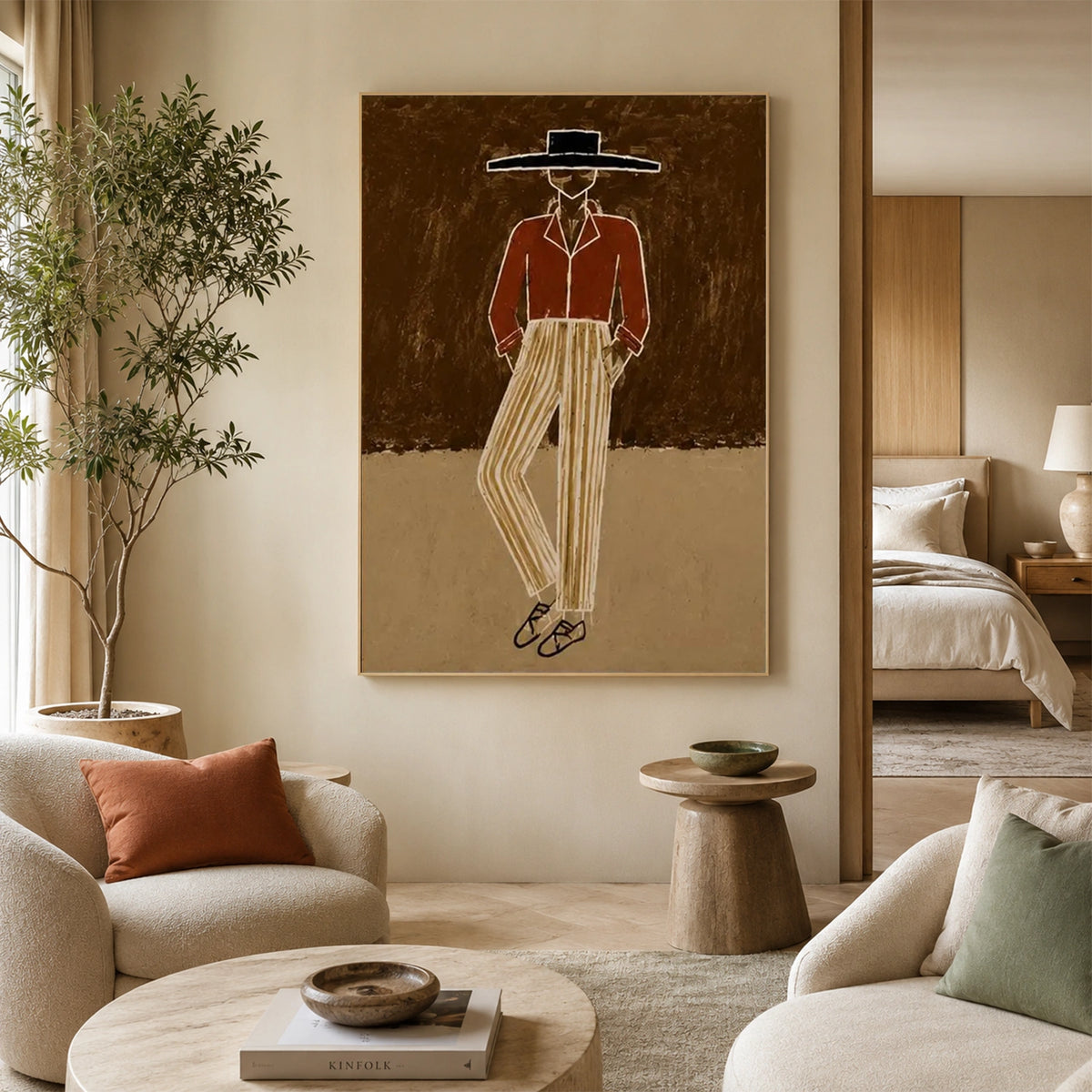 Abstract Portrait Wall Art #WP040