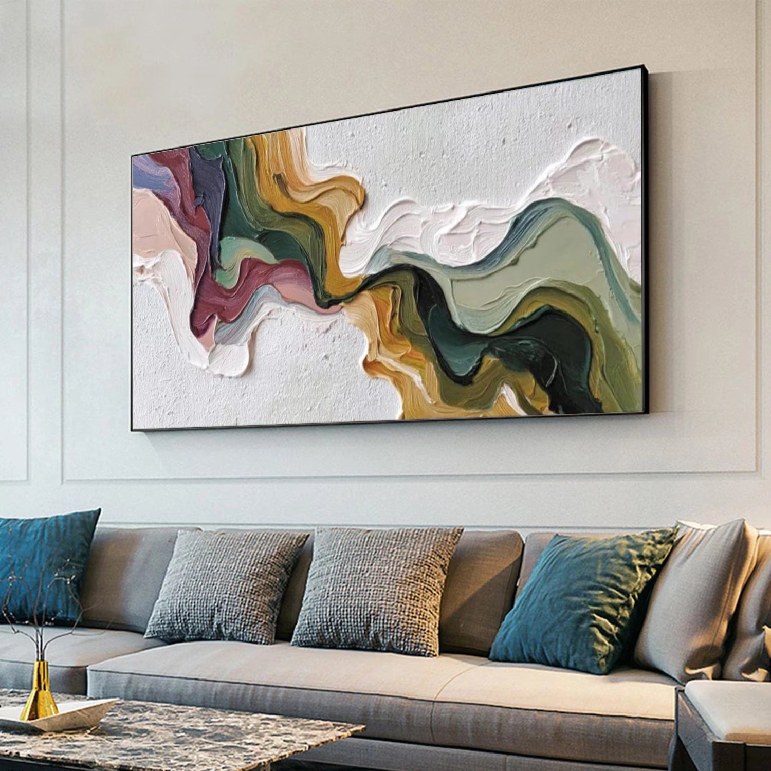 Abstract Textured Wall Art #AW221
