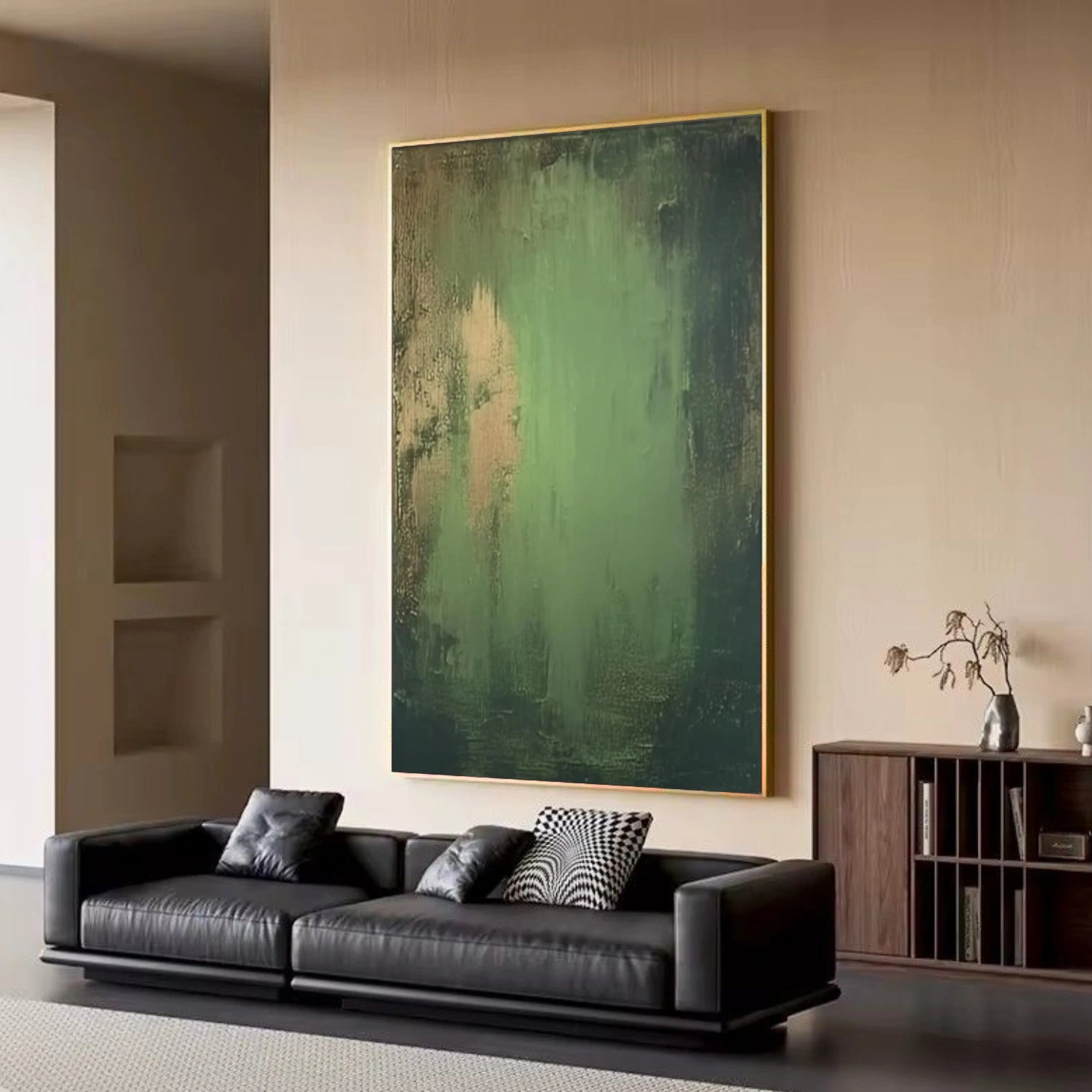 Wabi Sabi Abstract Canvas Art #WA260