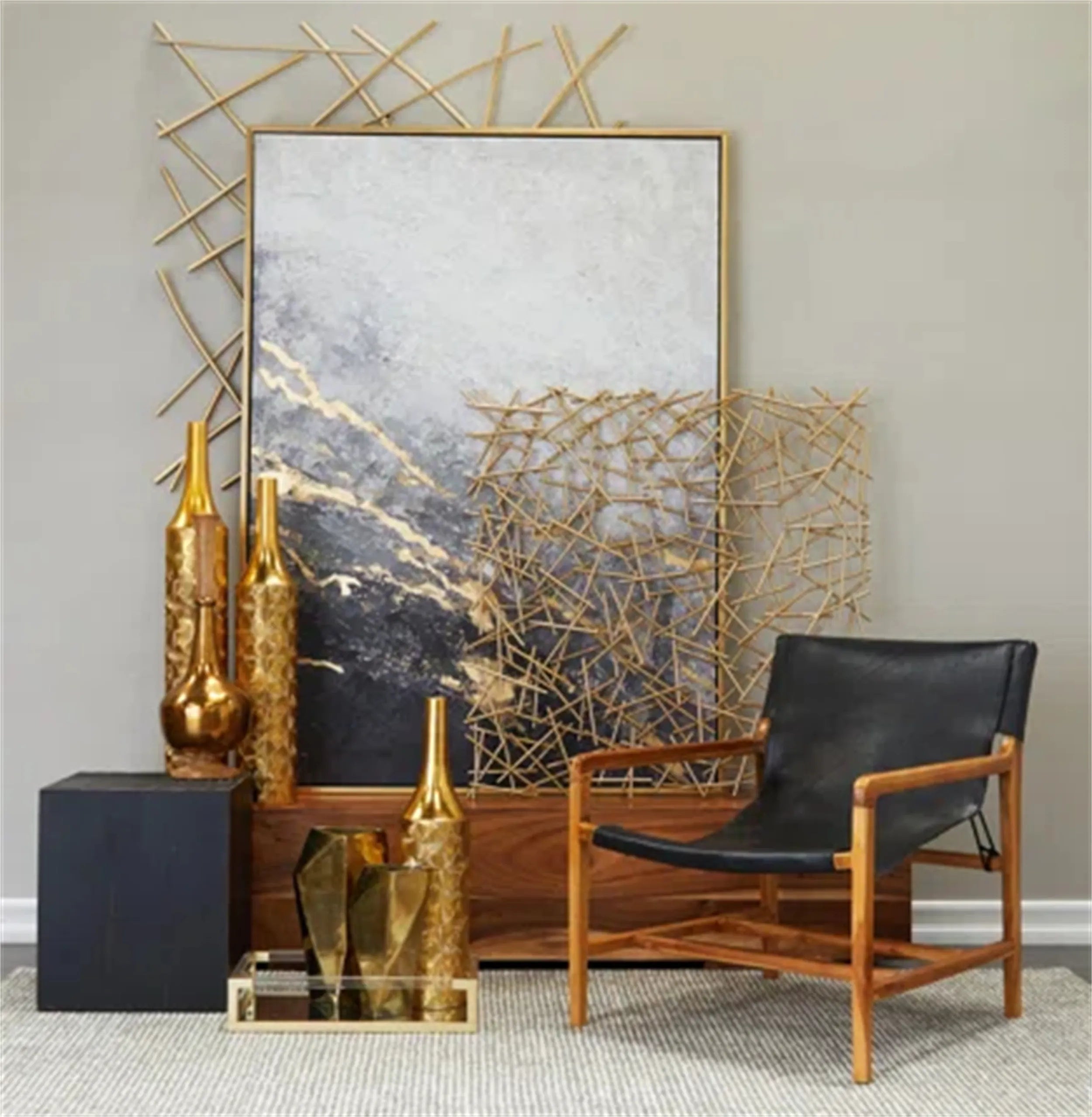 Abstract Texture Wall Art #AW016