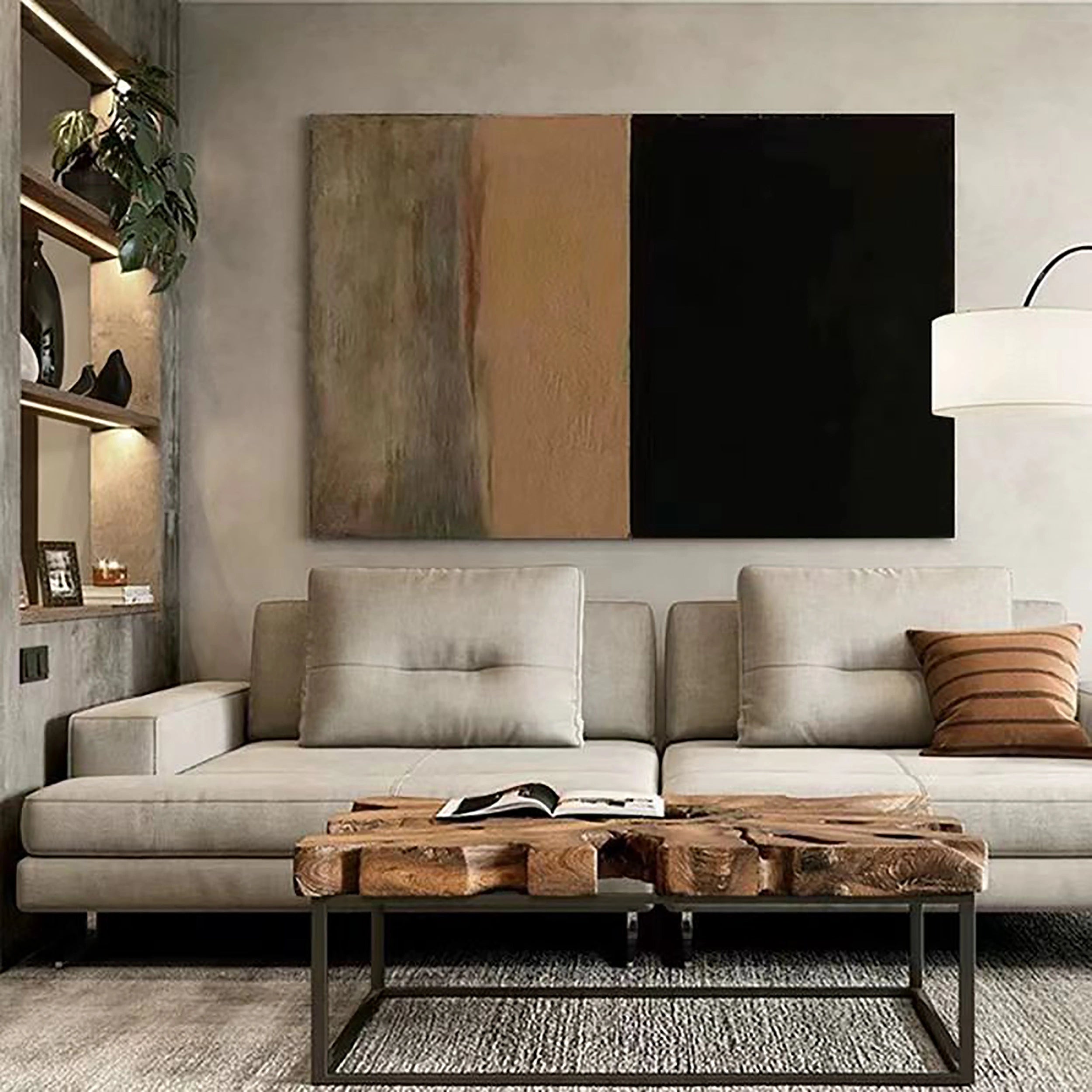 Wabi Sabi Abstract Wall Art #WA095