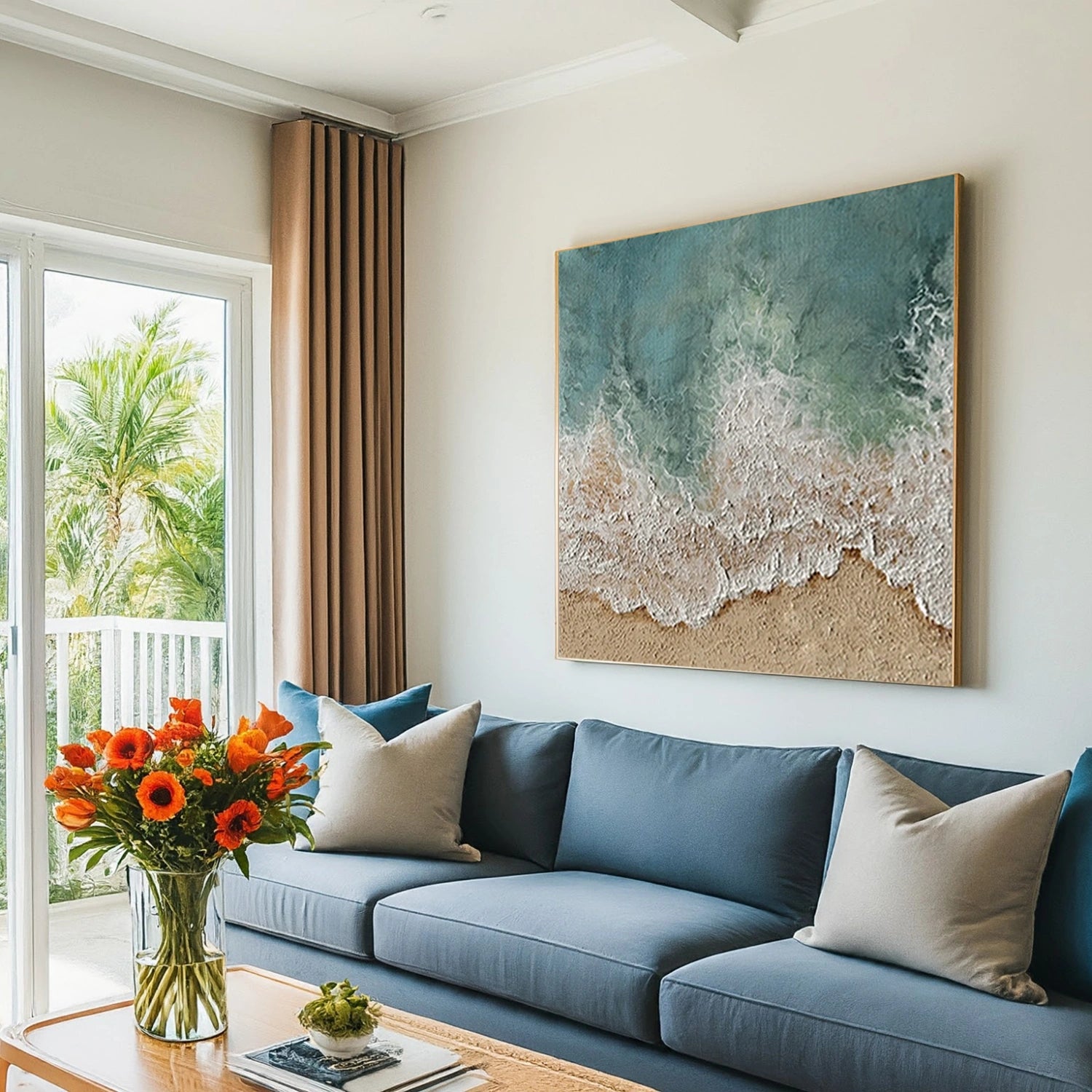 Sky And Ocean Painting #SO192