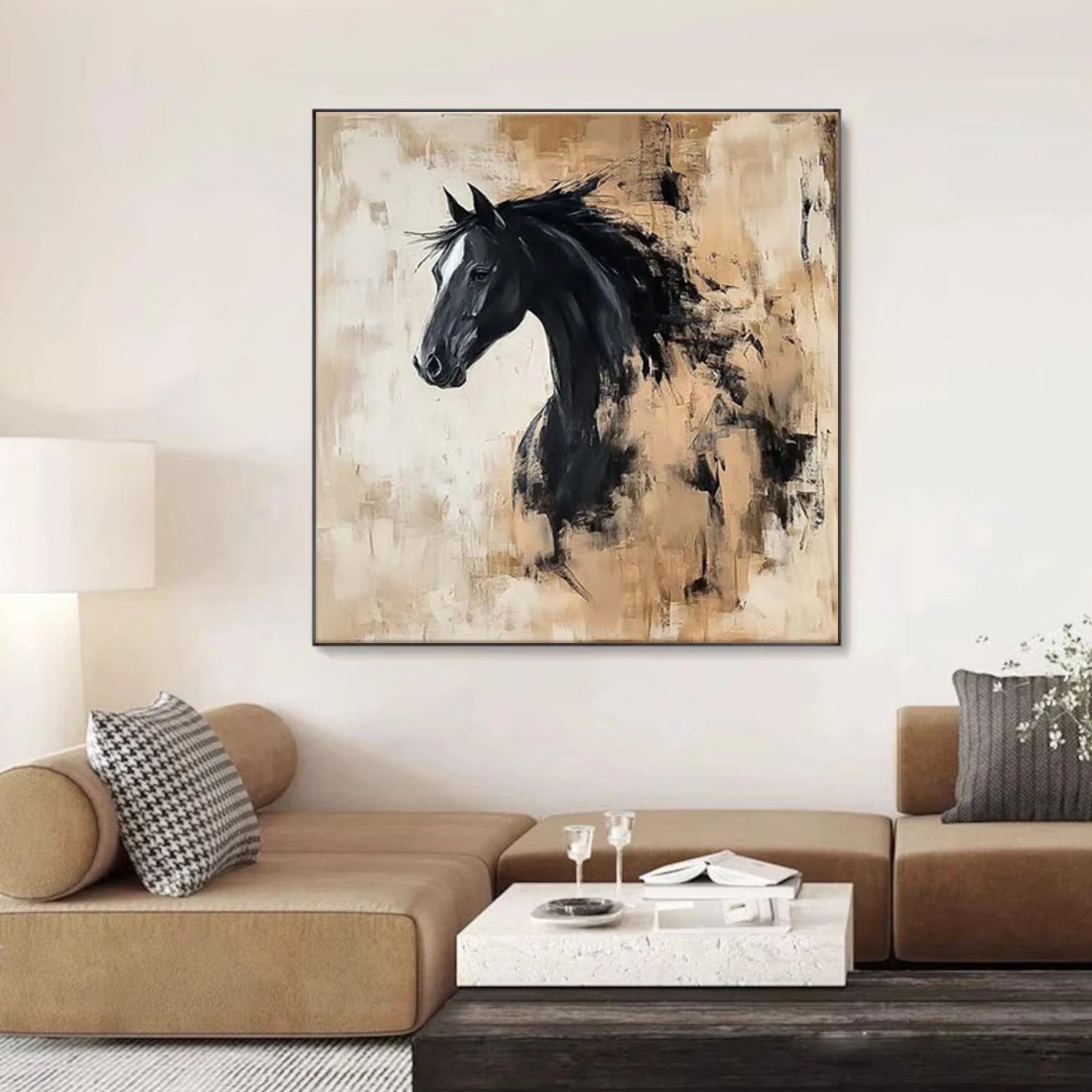 Abstract Animal Horse Wall Art #AT072