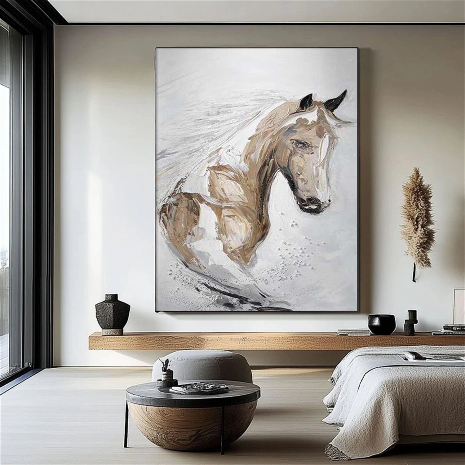 Abstract Animal Horse Wall Art #AT071