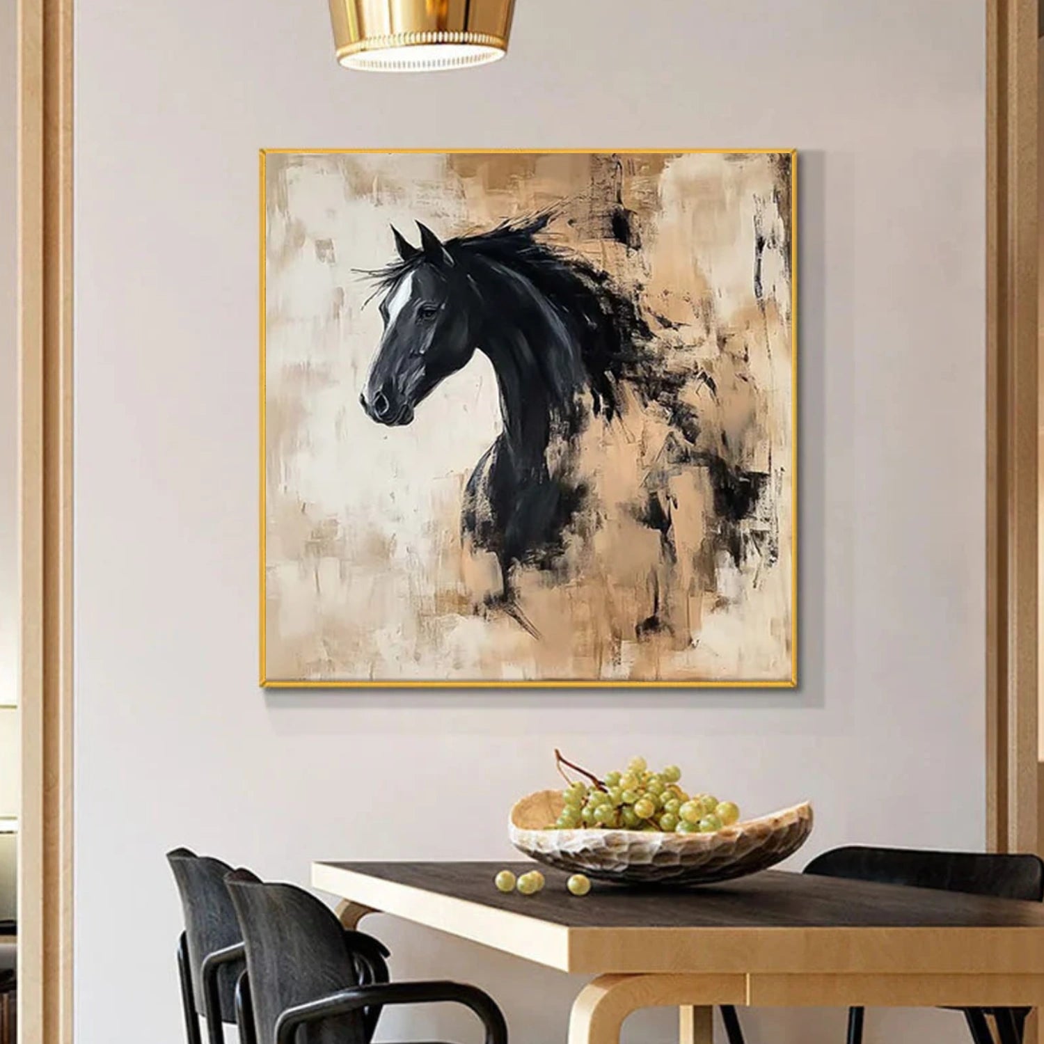 Abstract Animal Horse Wall Art #AT072