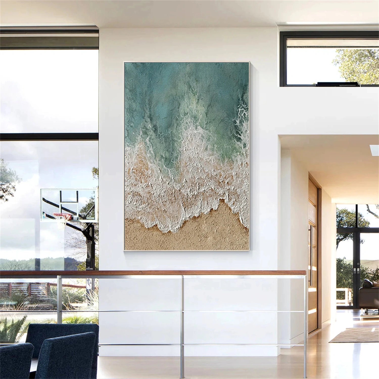 Sky and Ocean Painting #SO187