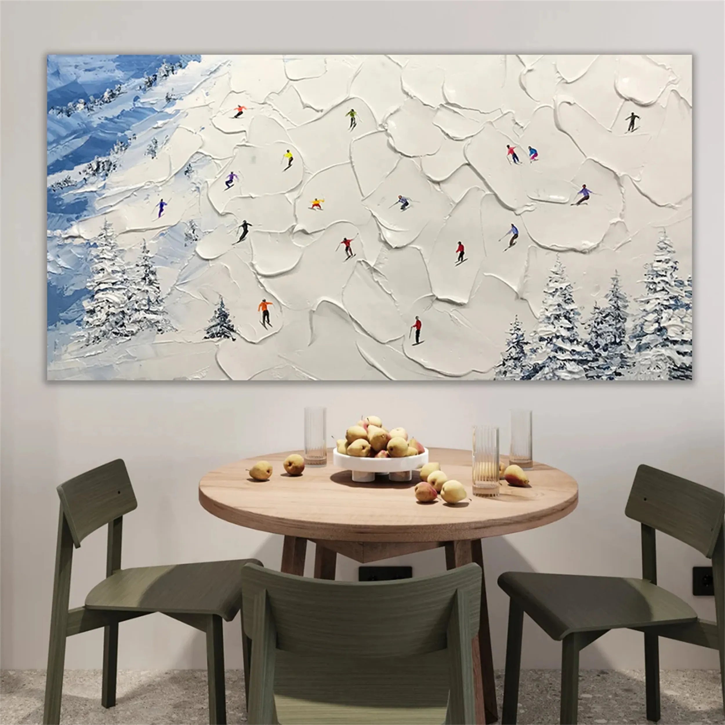 White Textured Minimalist Wall Art #WT150