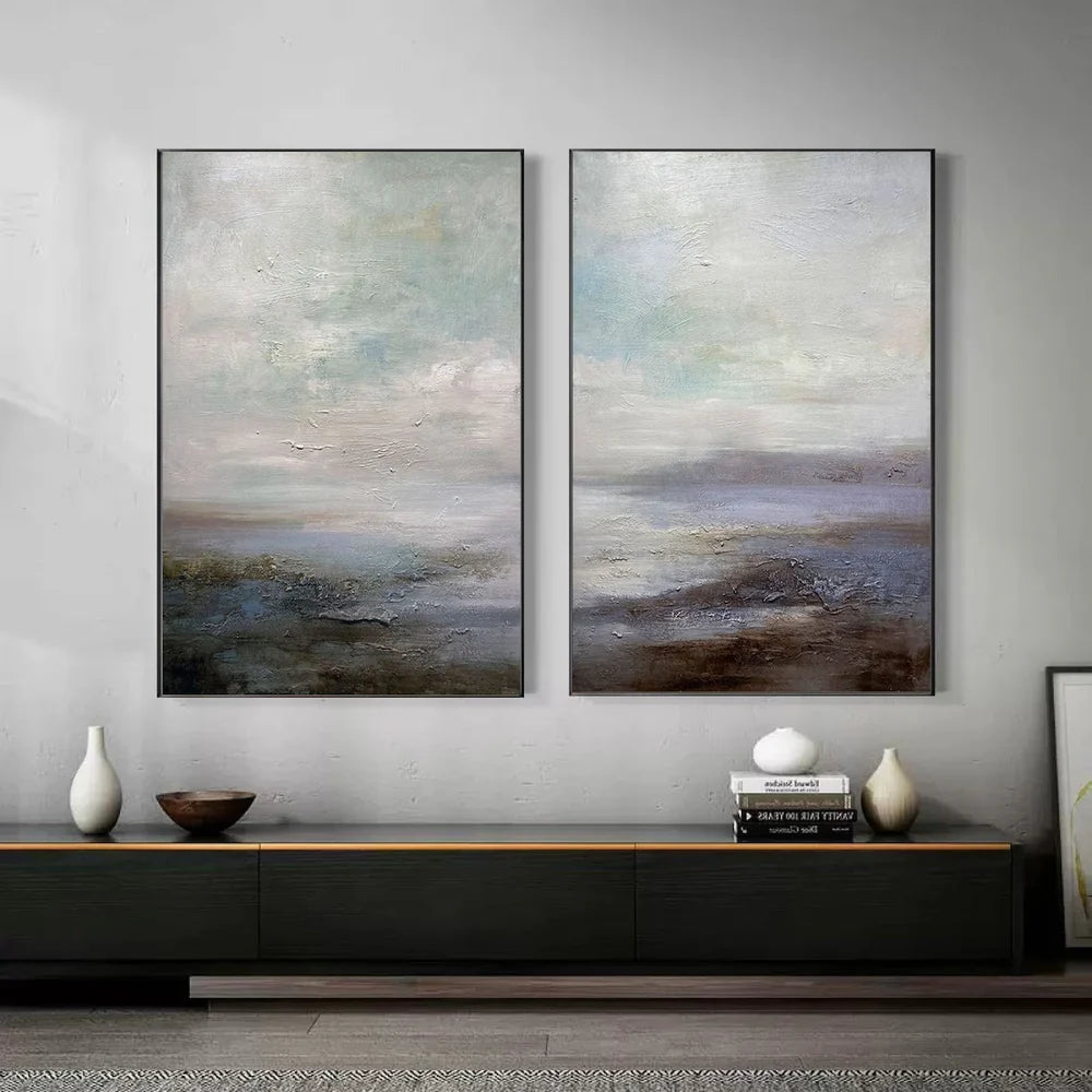 Sky And Ocean Painting Set of 2 #SO104