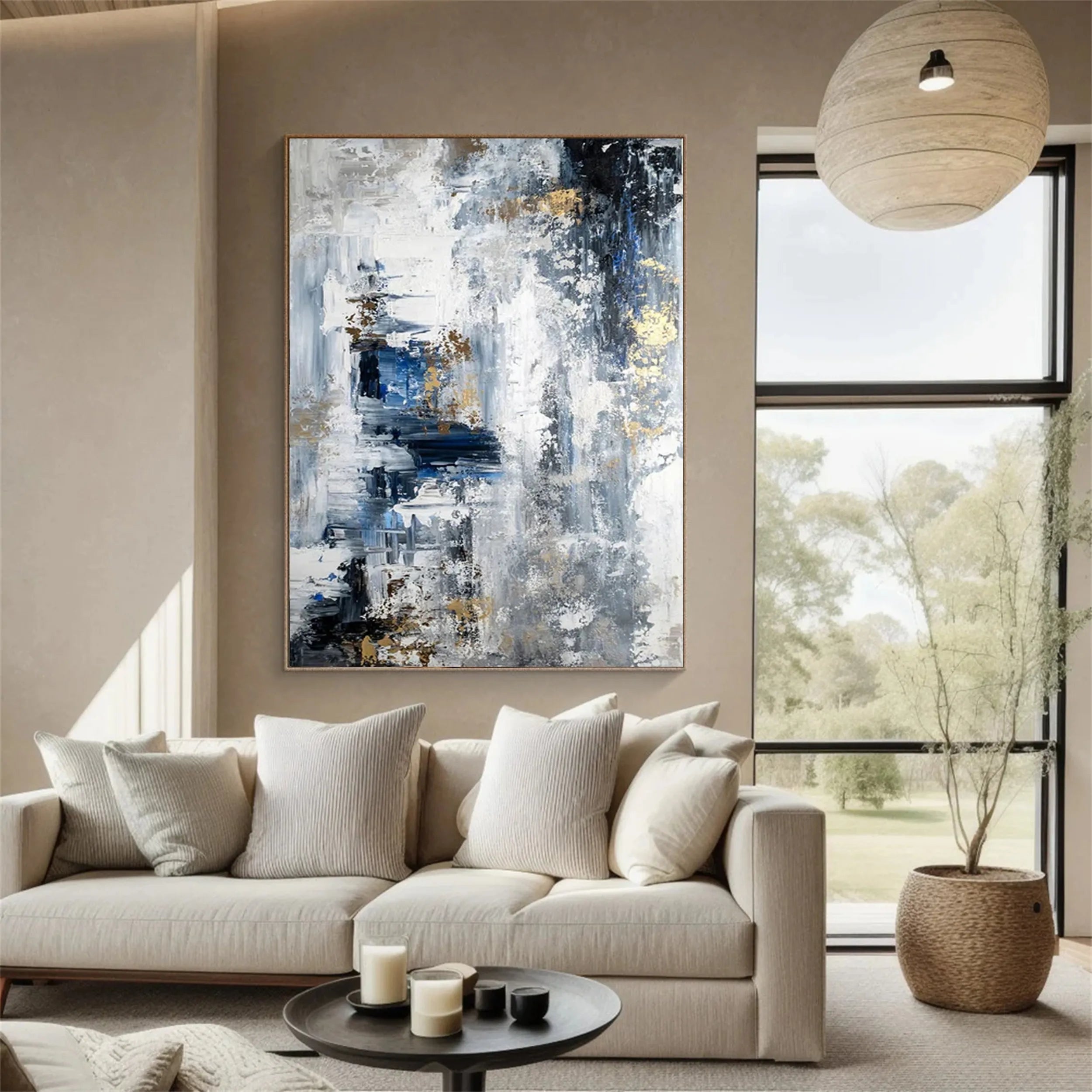 Abstract Texture Wall Art #AW014