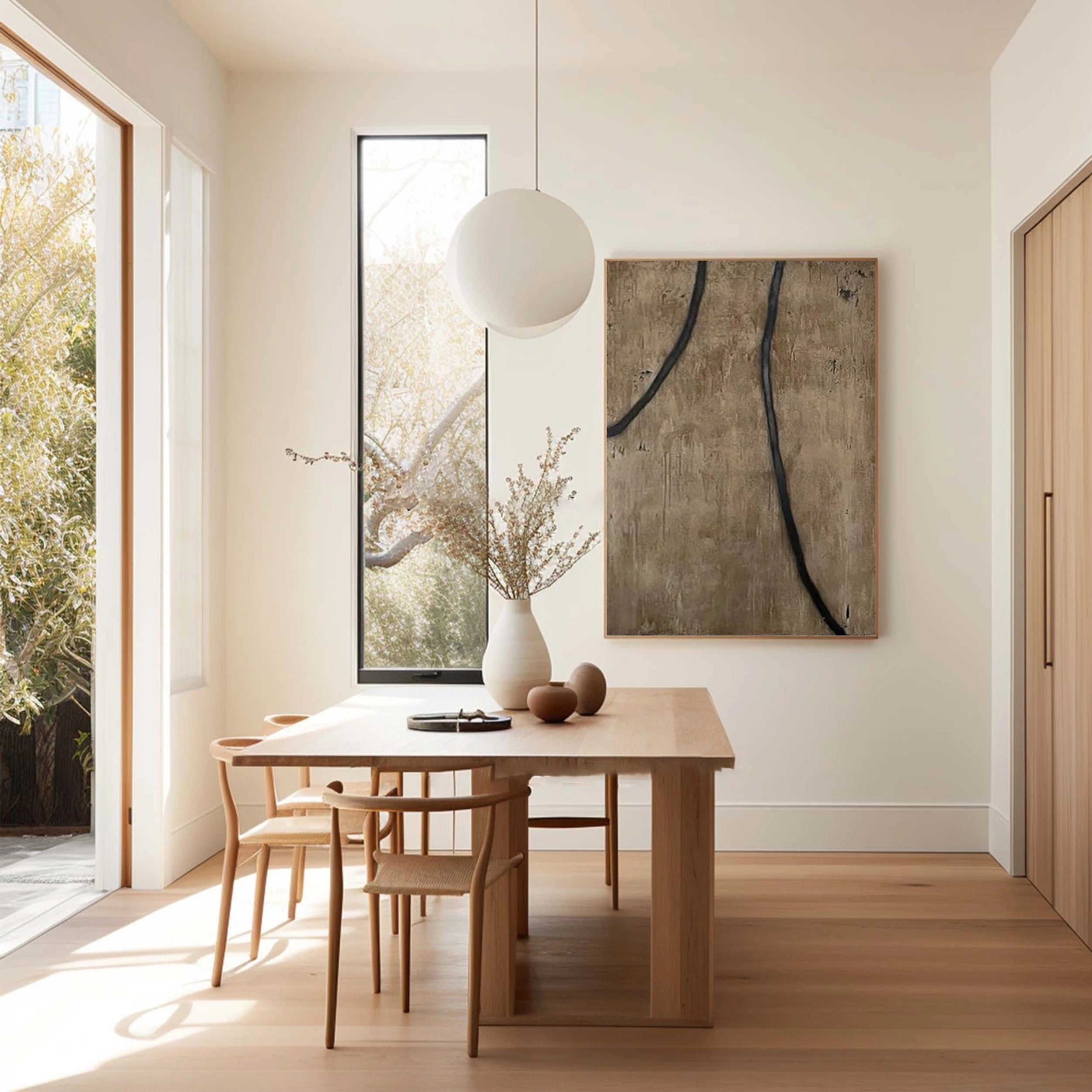 Wabi Sabi Abstract Wall Art #WA087