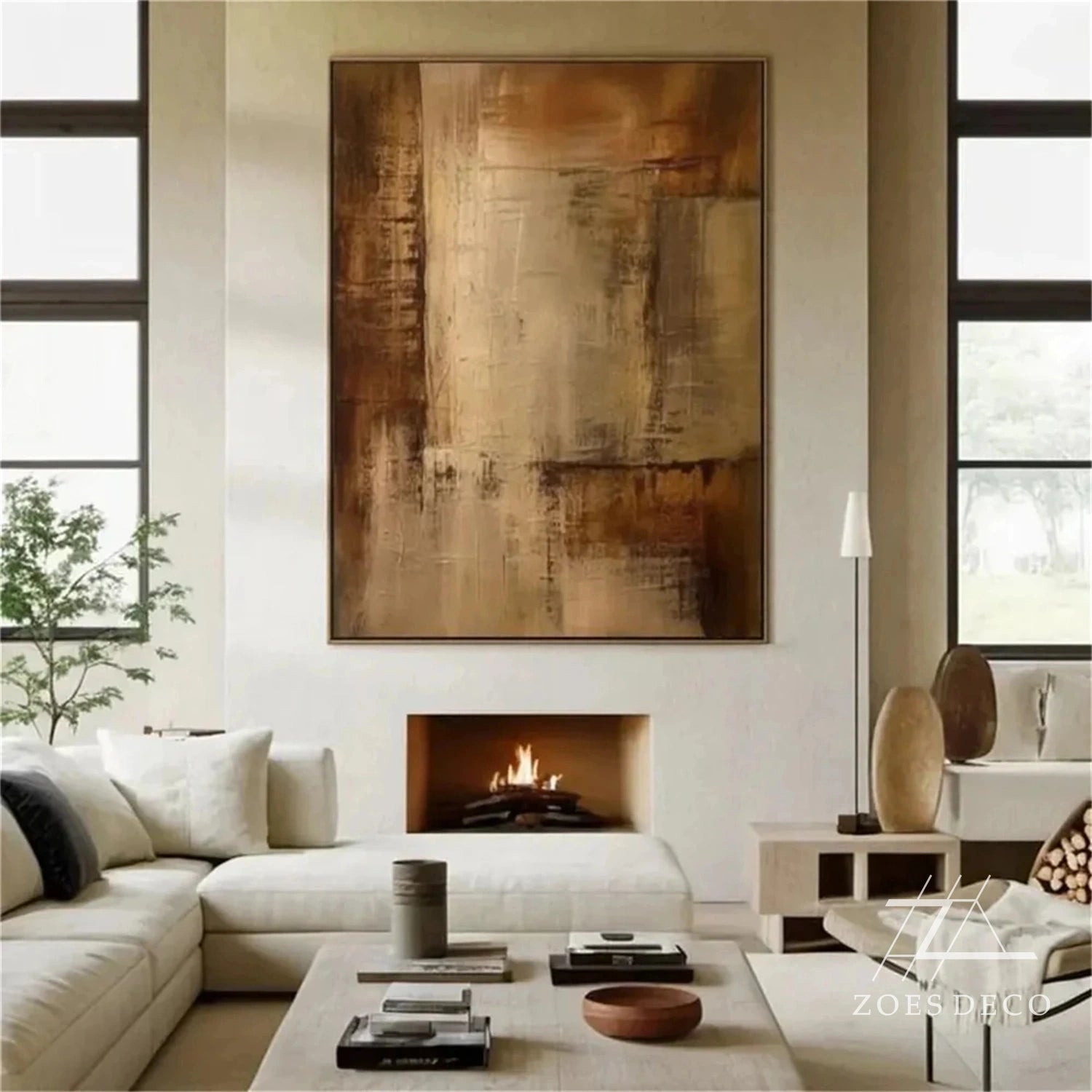 Wabi Sabi Abstract Wall Art #WA166