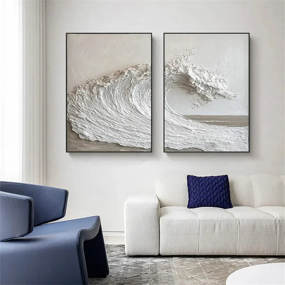 Sky And Ocean Painting Set of 2 #SO173