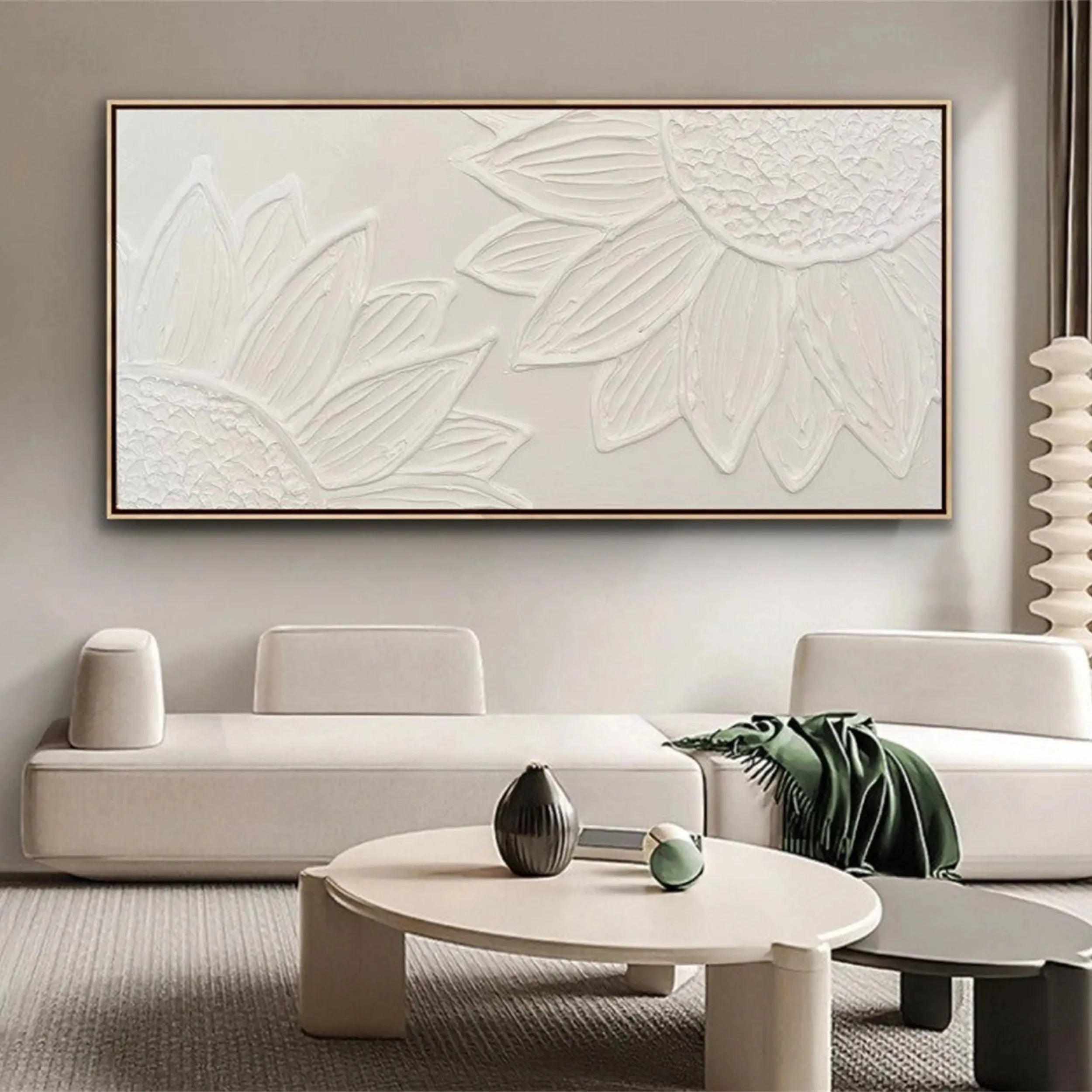Colorful Tree And Flower Painting #TF052