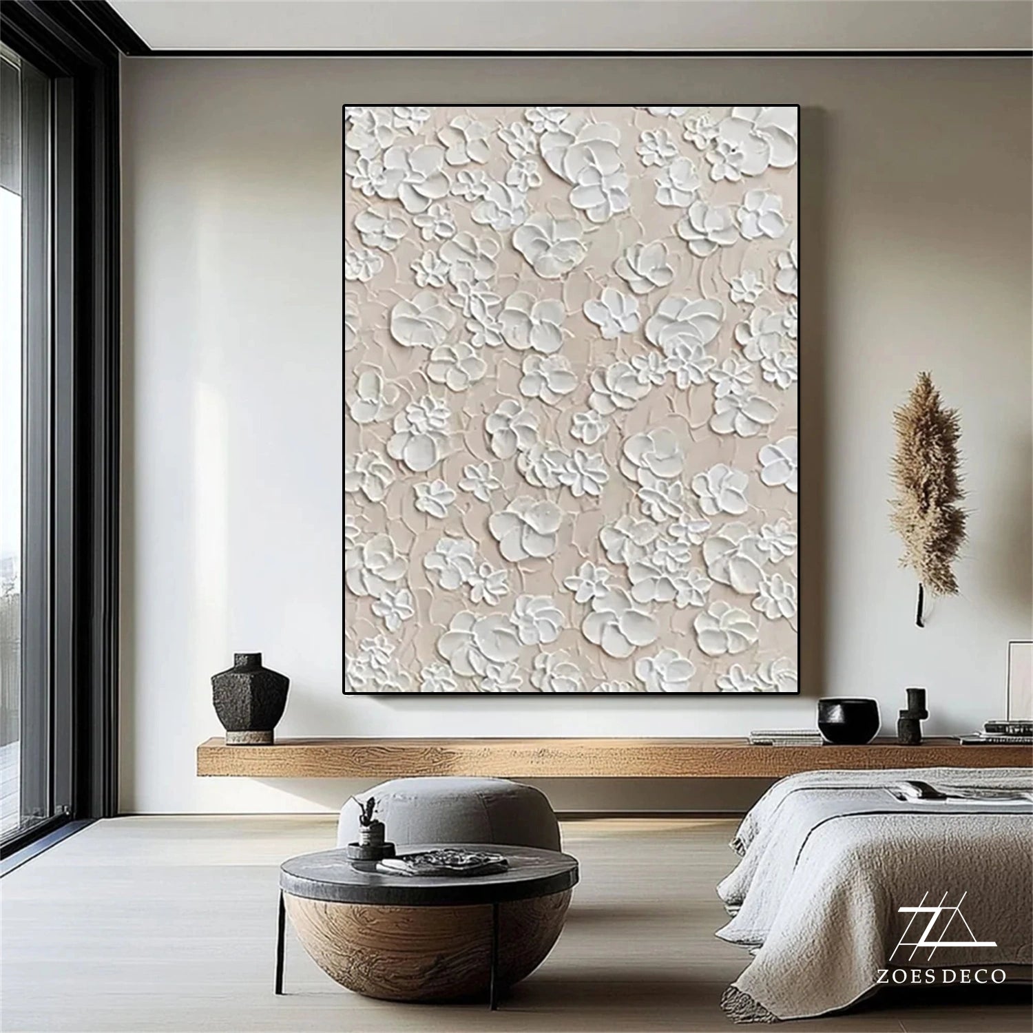 Tree And Flower Painting #TF074