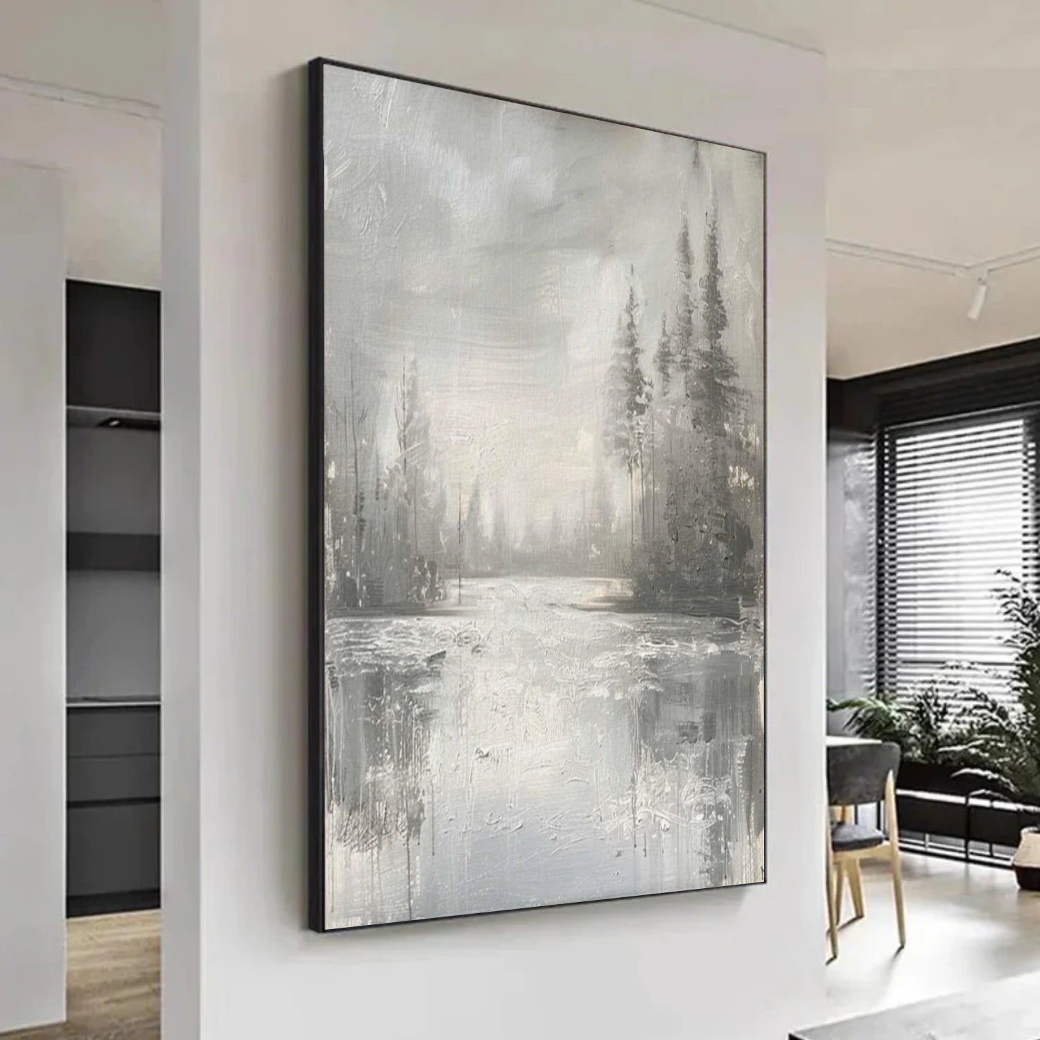 Tree And Flower Abstract Wall Art #TF151