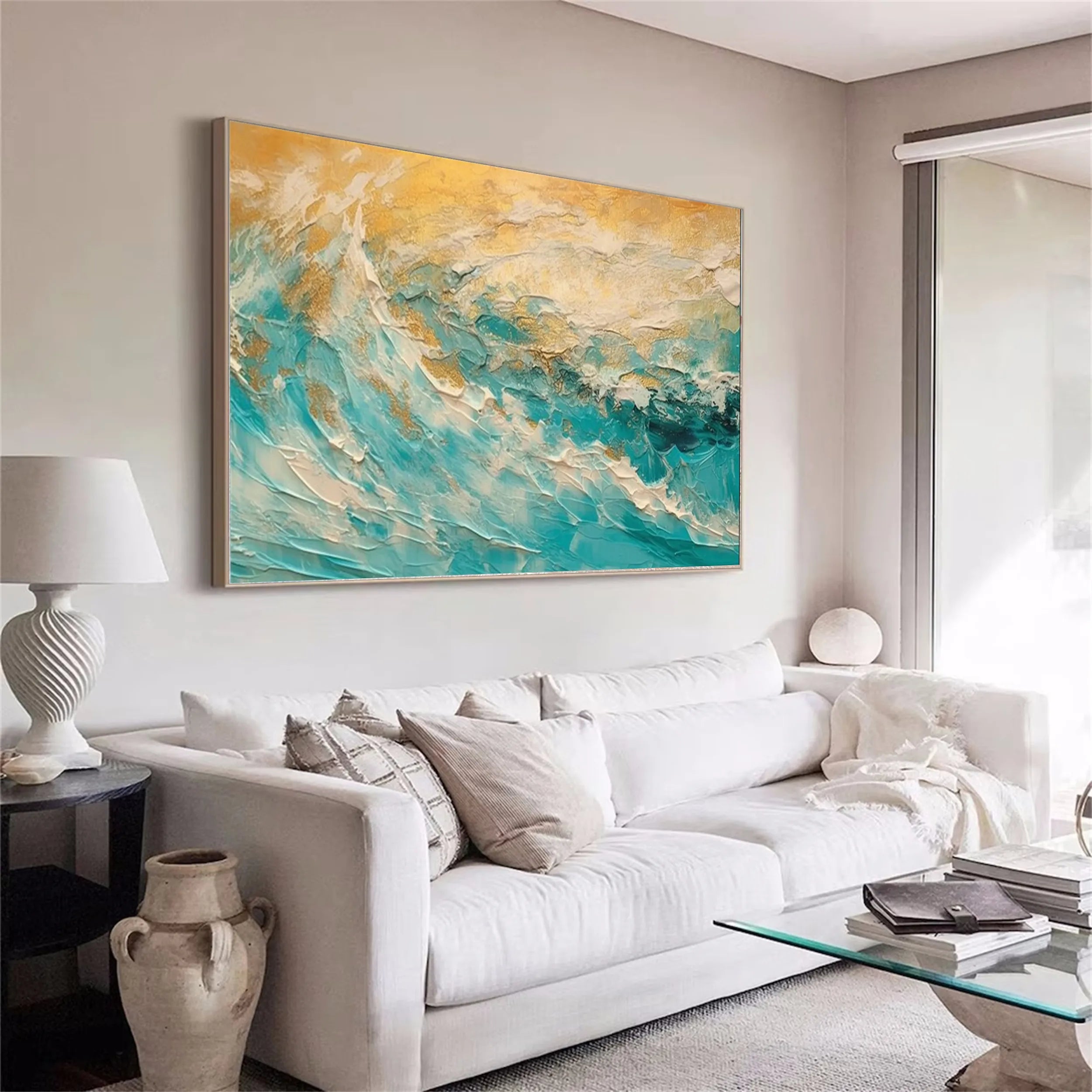 Sky And Ocean Painting #SO098