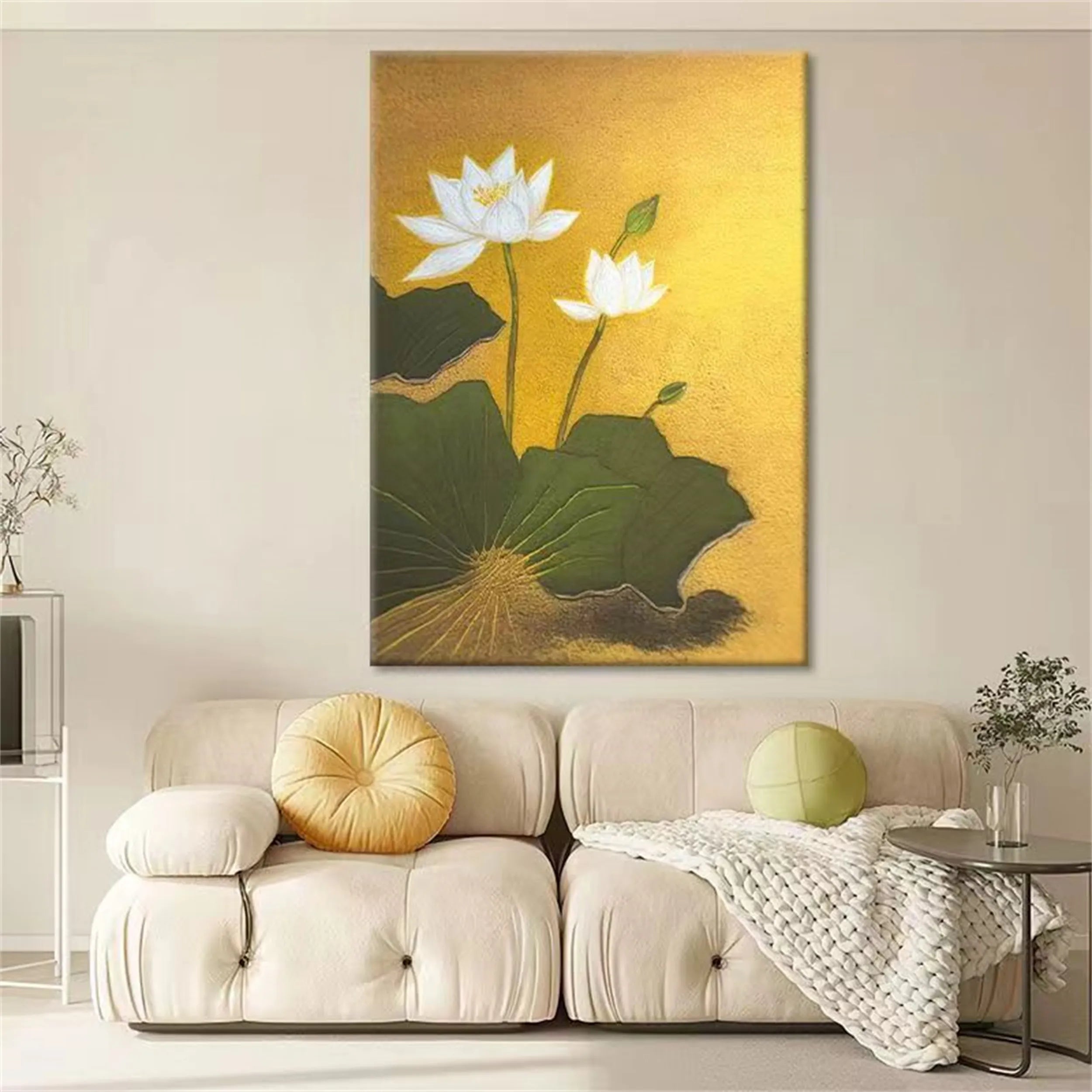 Colorful Tree And Flower Painting #TF066