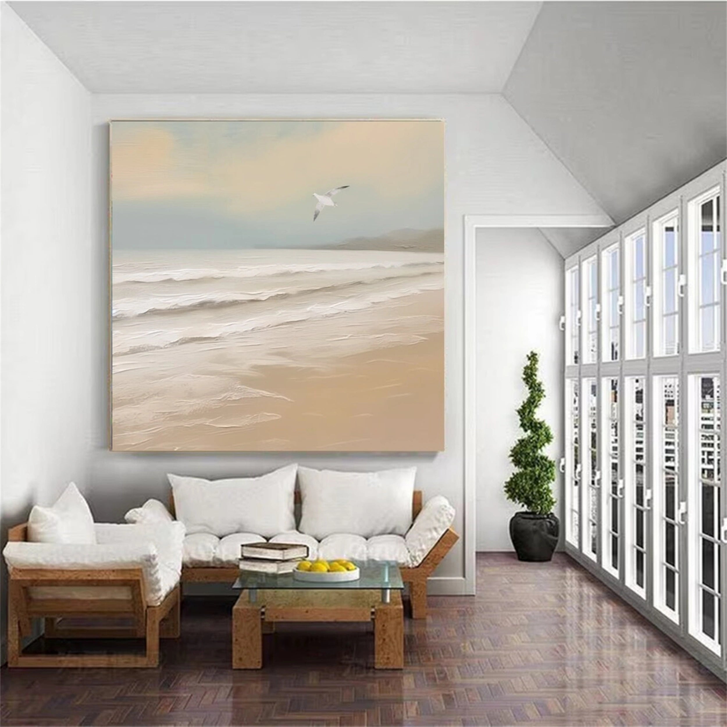 Sky And Ocean Painting #SO040