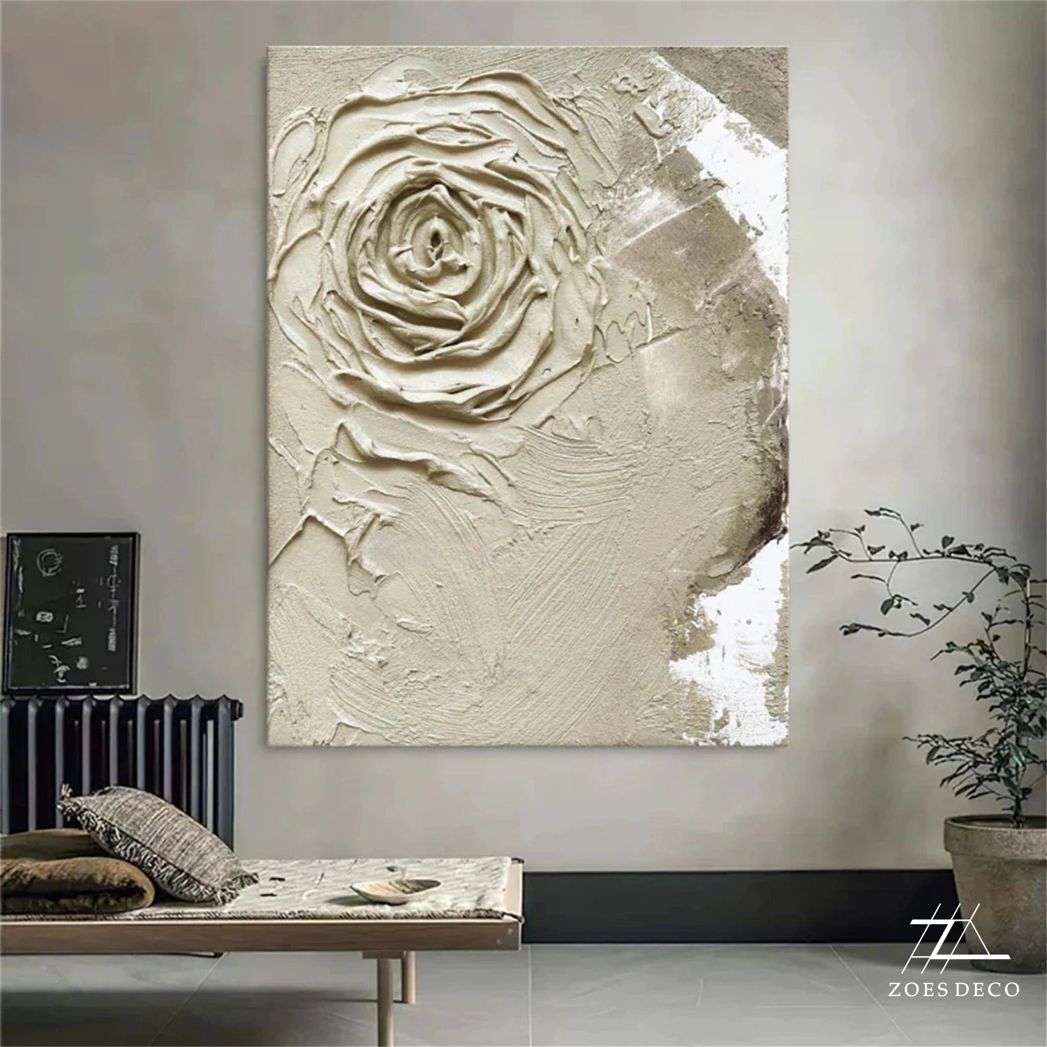 Tree And Flower Painting #TF075