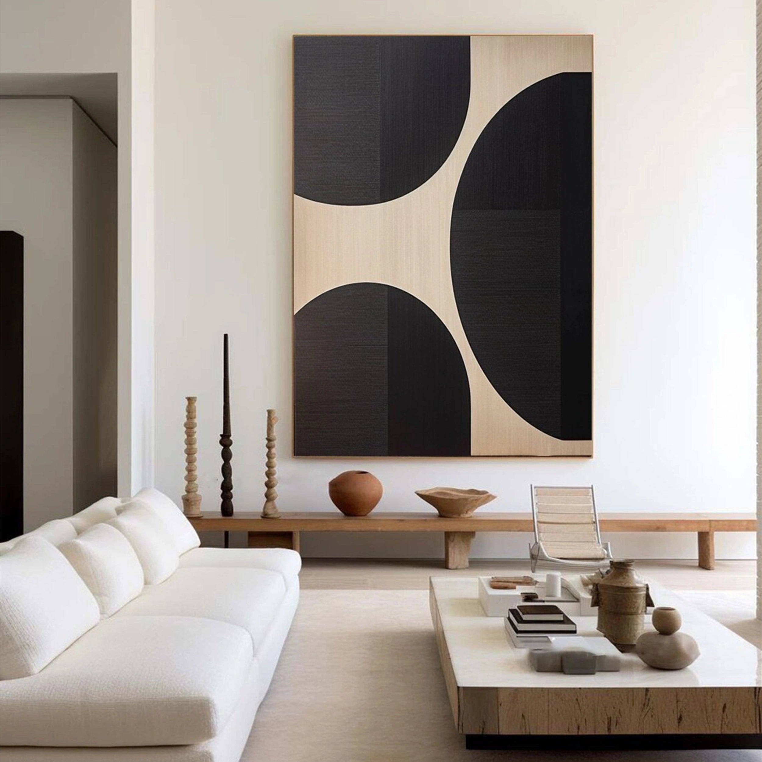 Wabi Sabi Abstract Wall Art #WA126