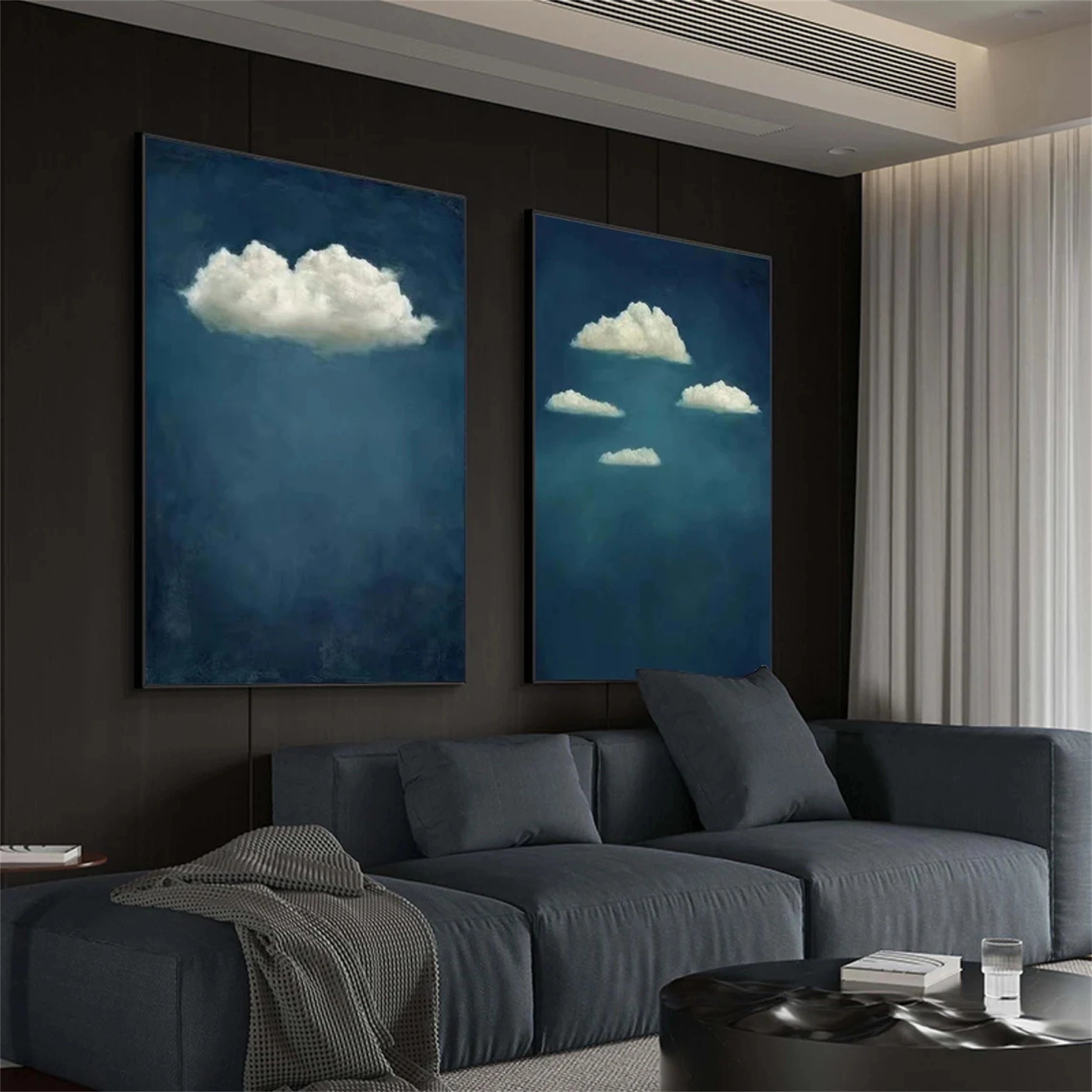 Sky And Ocean Painting Set of 2 #SO035
