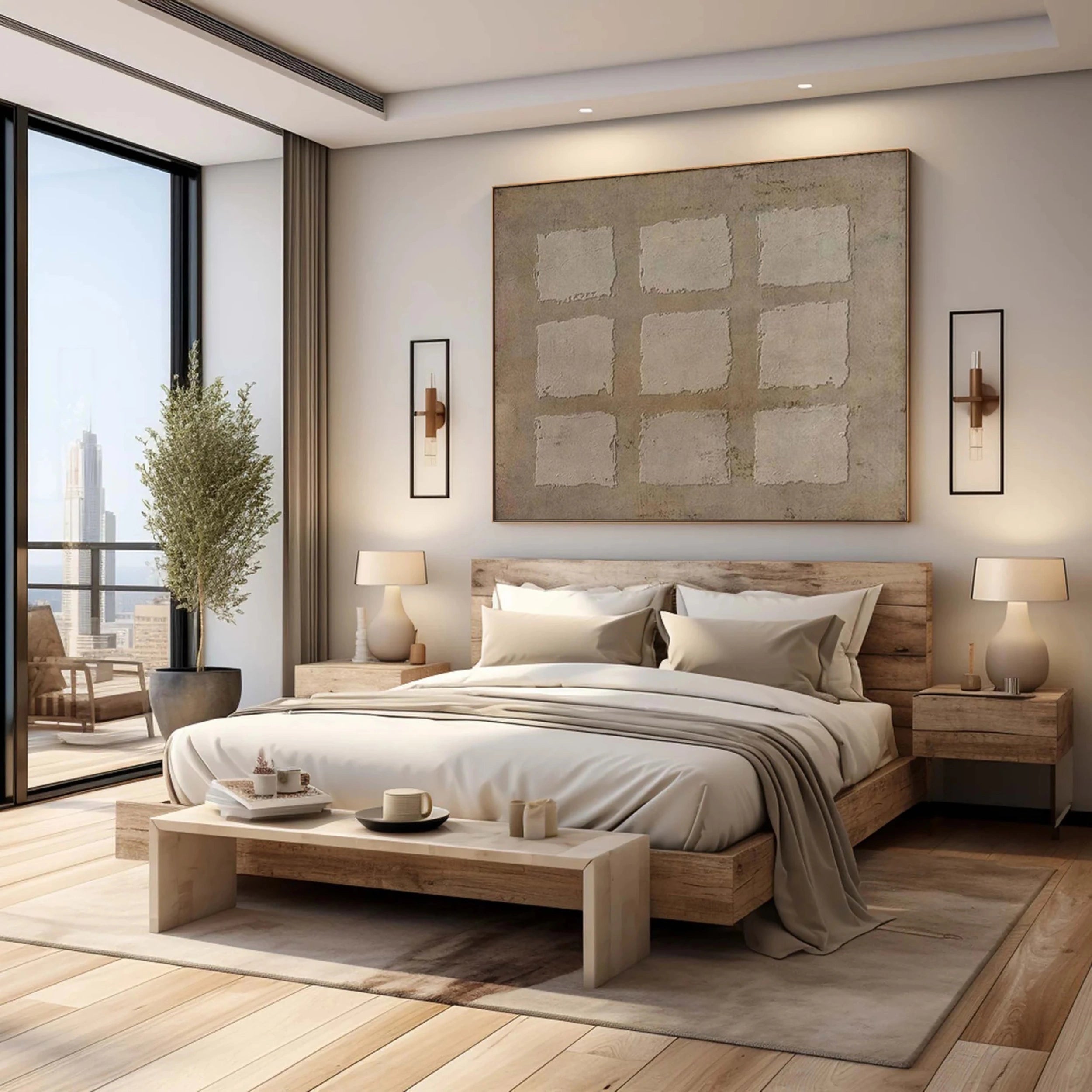 Wabi Sabi Abstract Wall Art #WA116