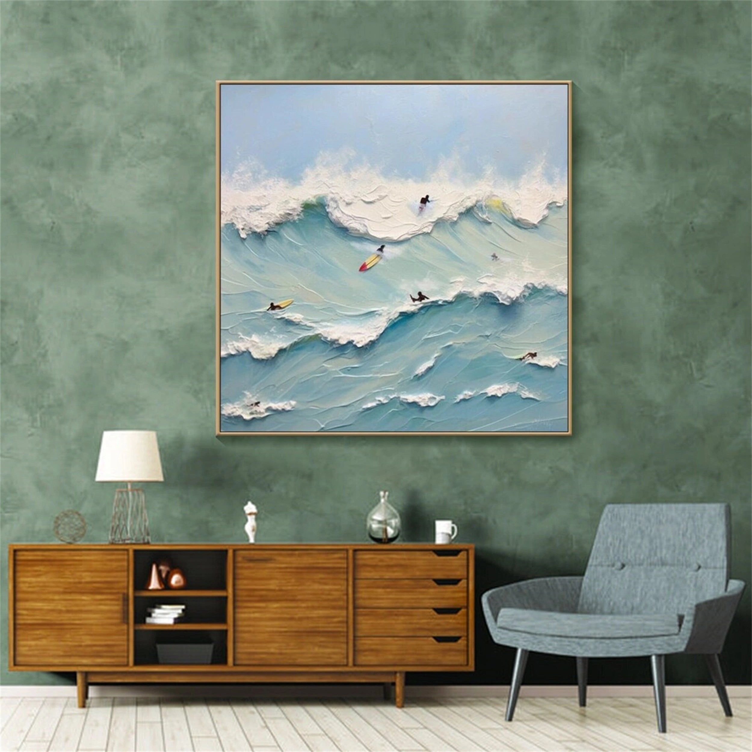 Sky And Ocean Painting #SO041