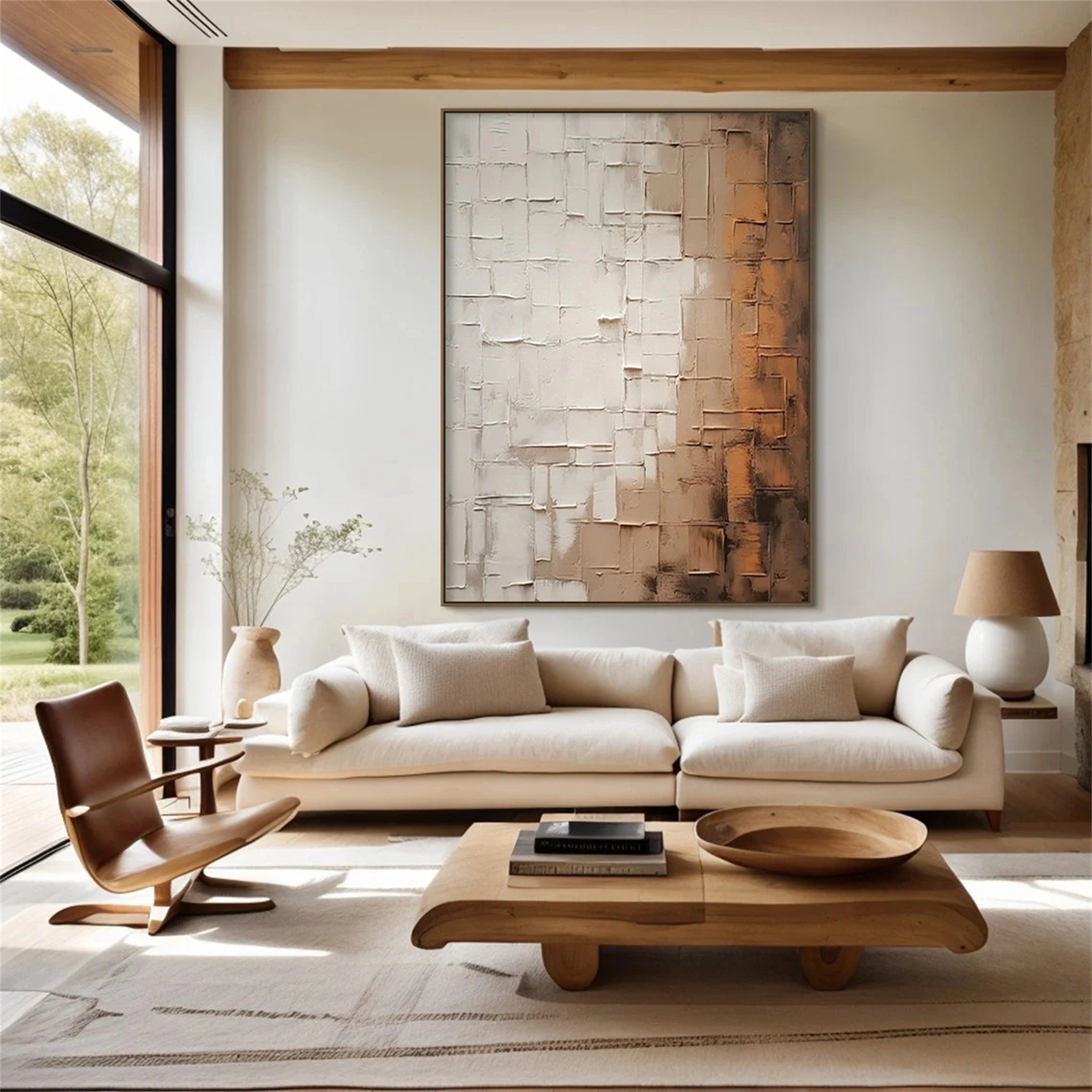 Wabi Sabi Abstract Wall Art #WA119