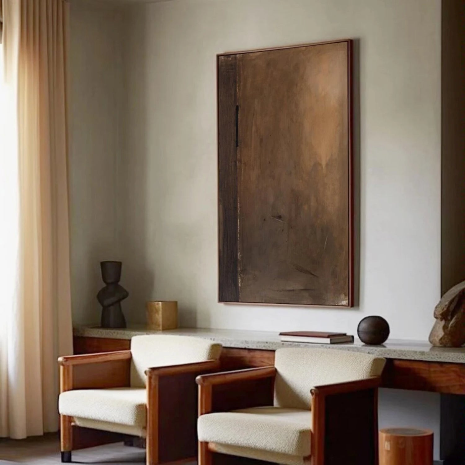 Wabi Sabi Abstract Wall Art #WA075
