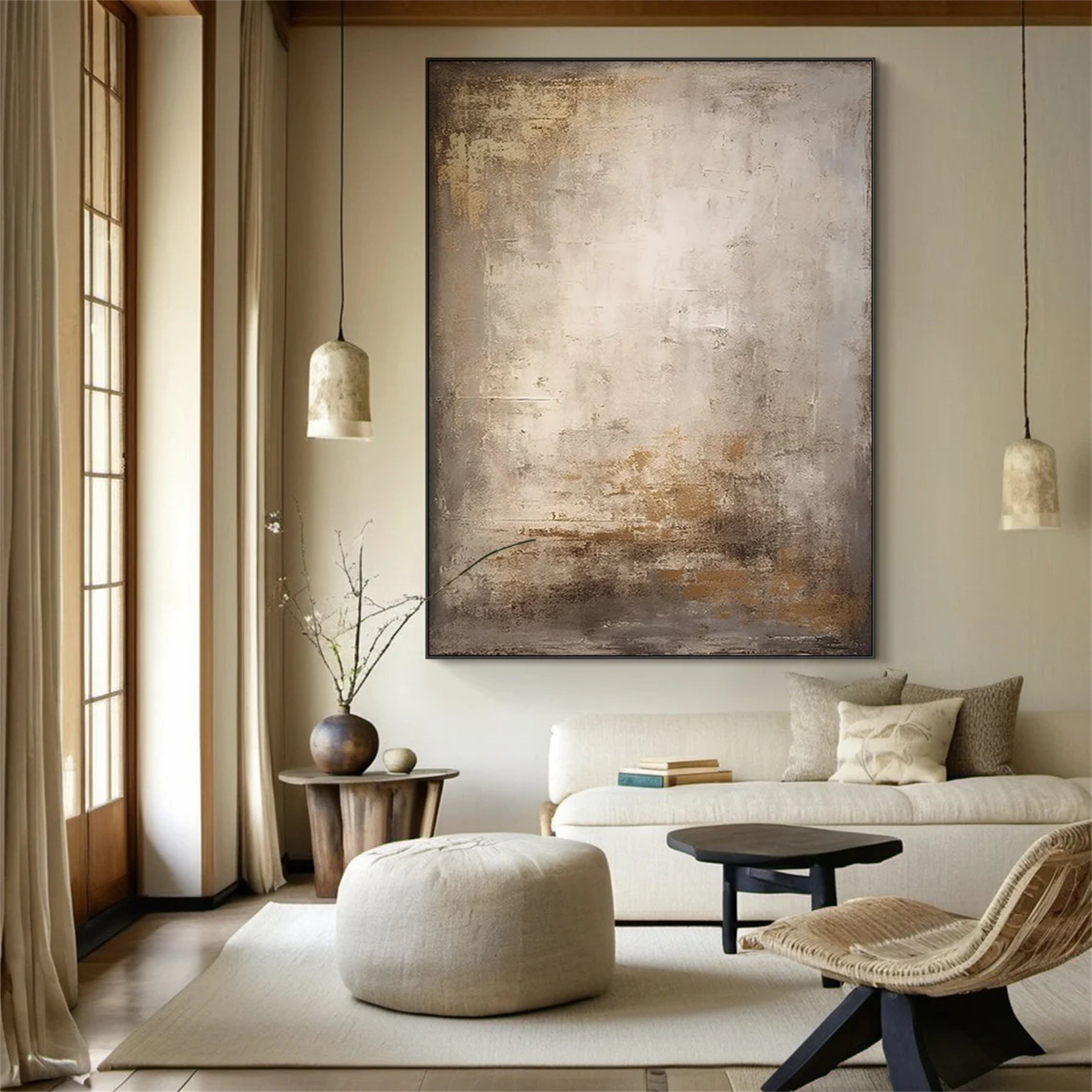 Wabi Sabi Abstract Wall Art #WA113