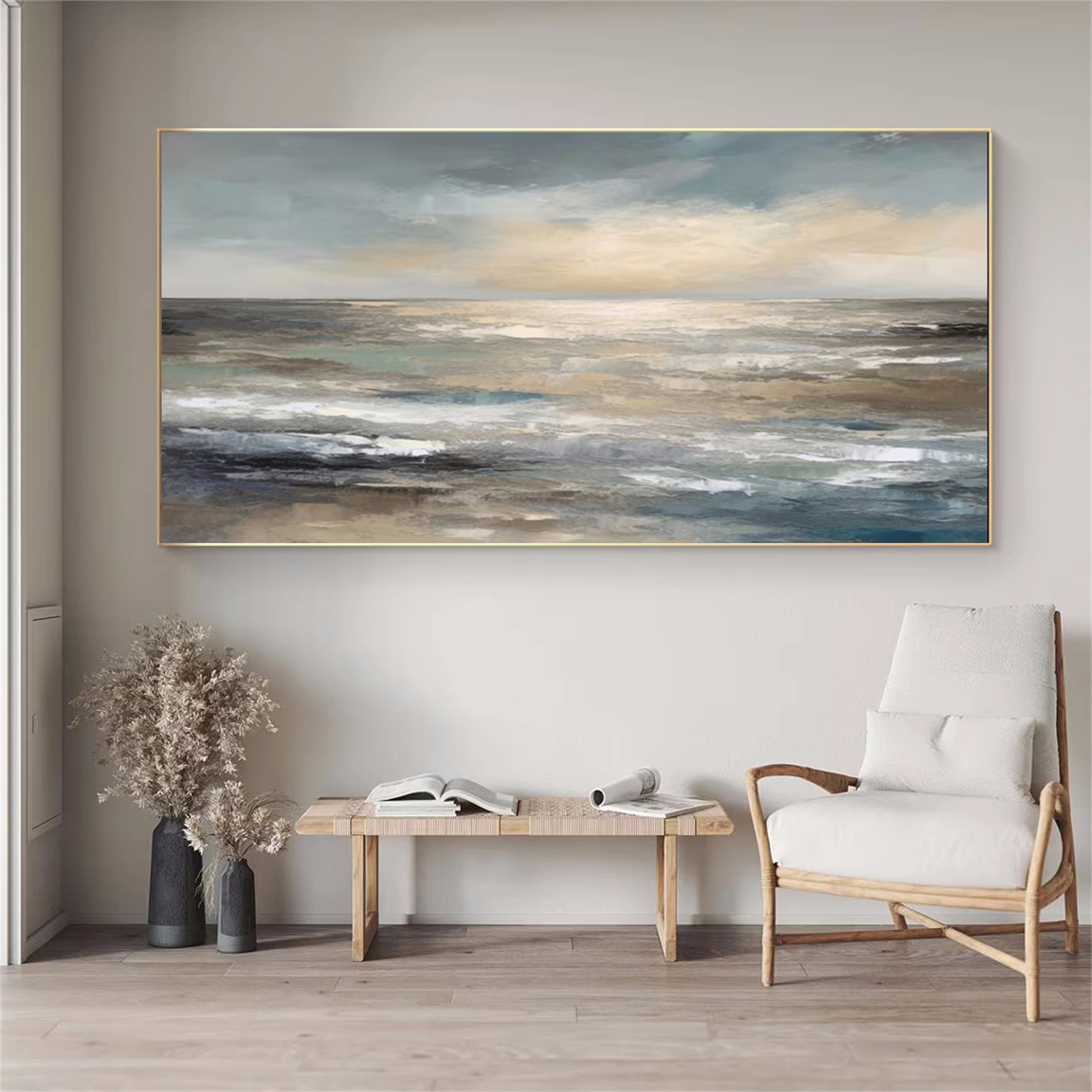 Sky And Ocean Painting #SO059