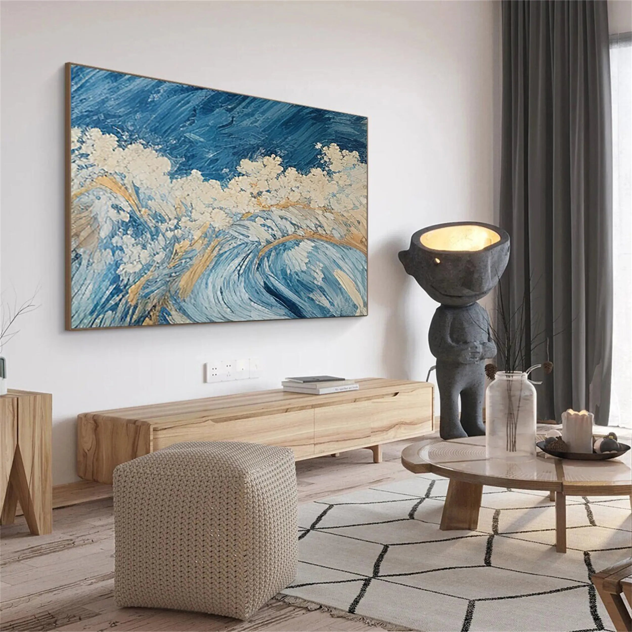 Sky And Ocean Painting #SO097