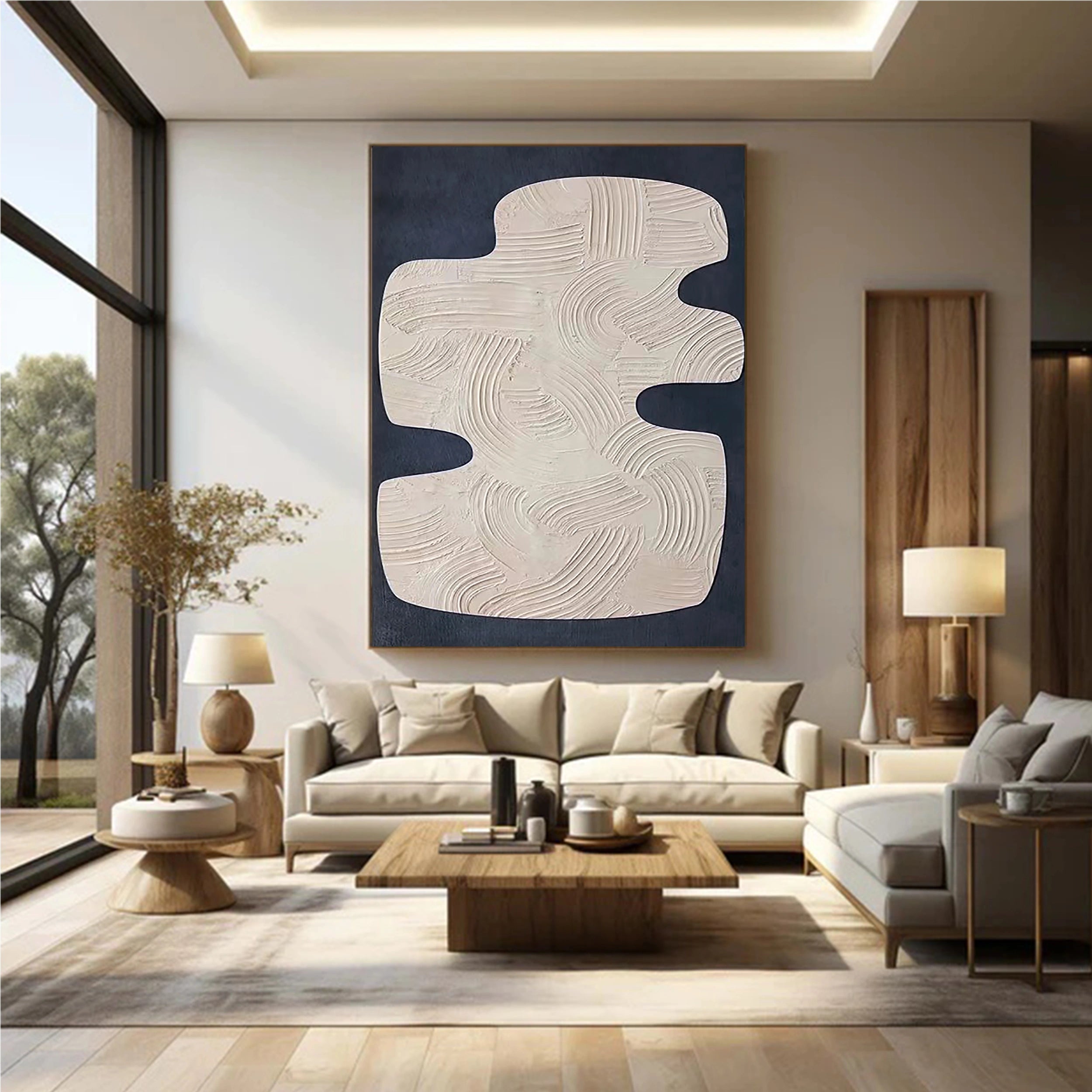 Wabi Sabi Abstract Wall Art #WA030