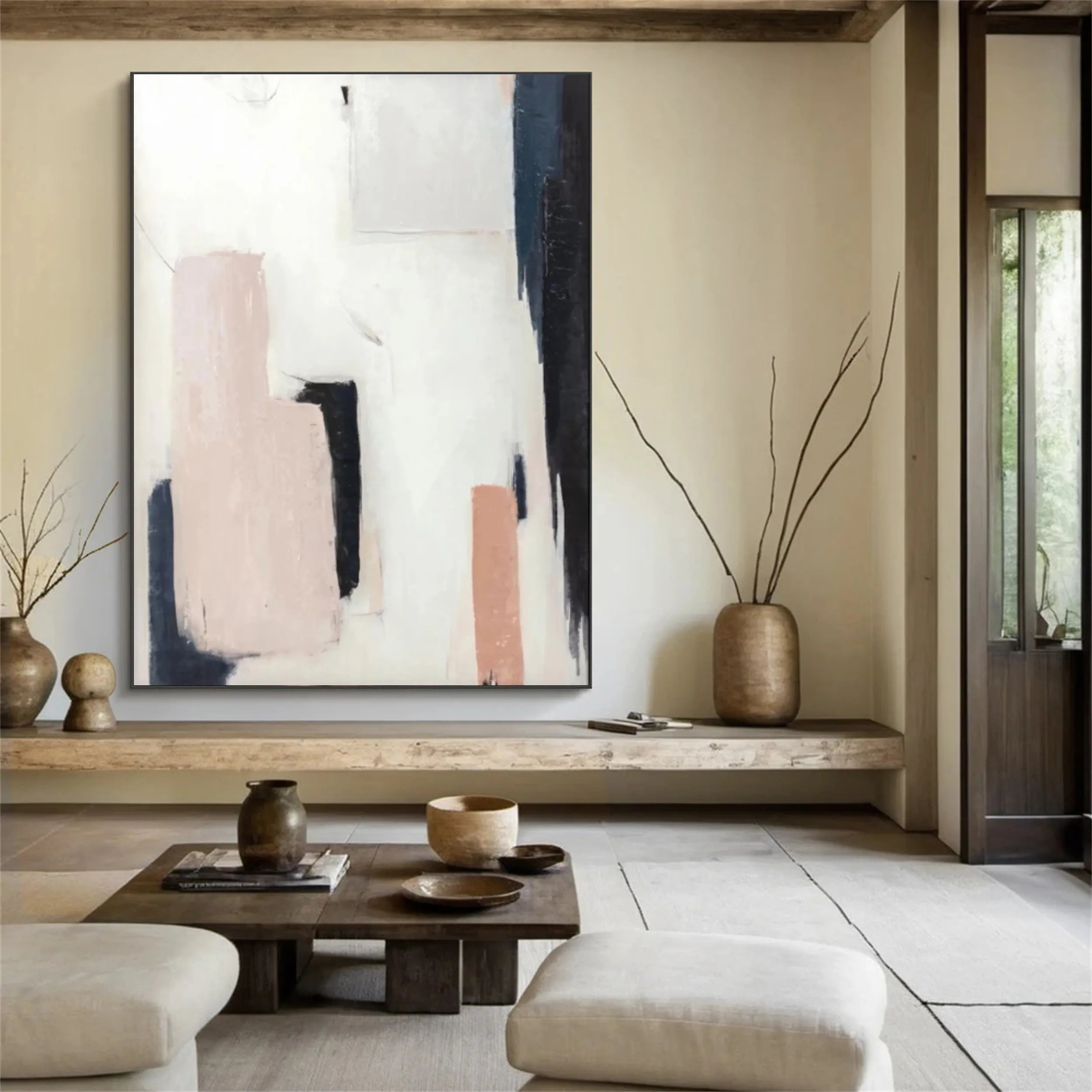 Wabi Sabi Abstract Wall Art #WA150