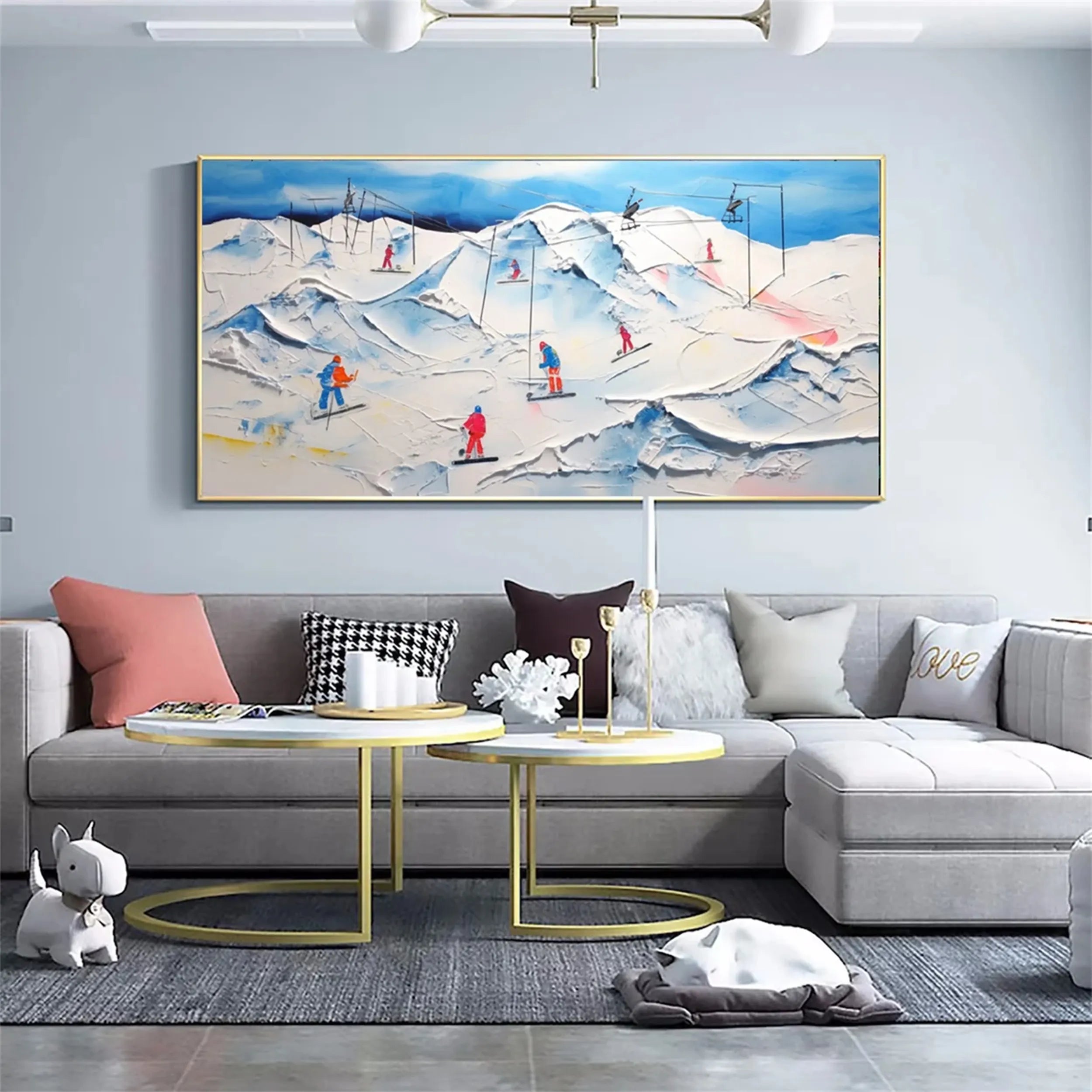 White Textured Minimalist Wall Art #WT169